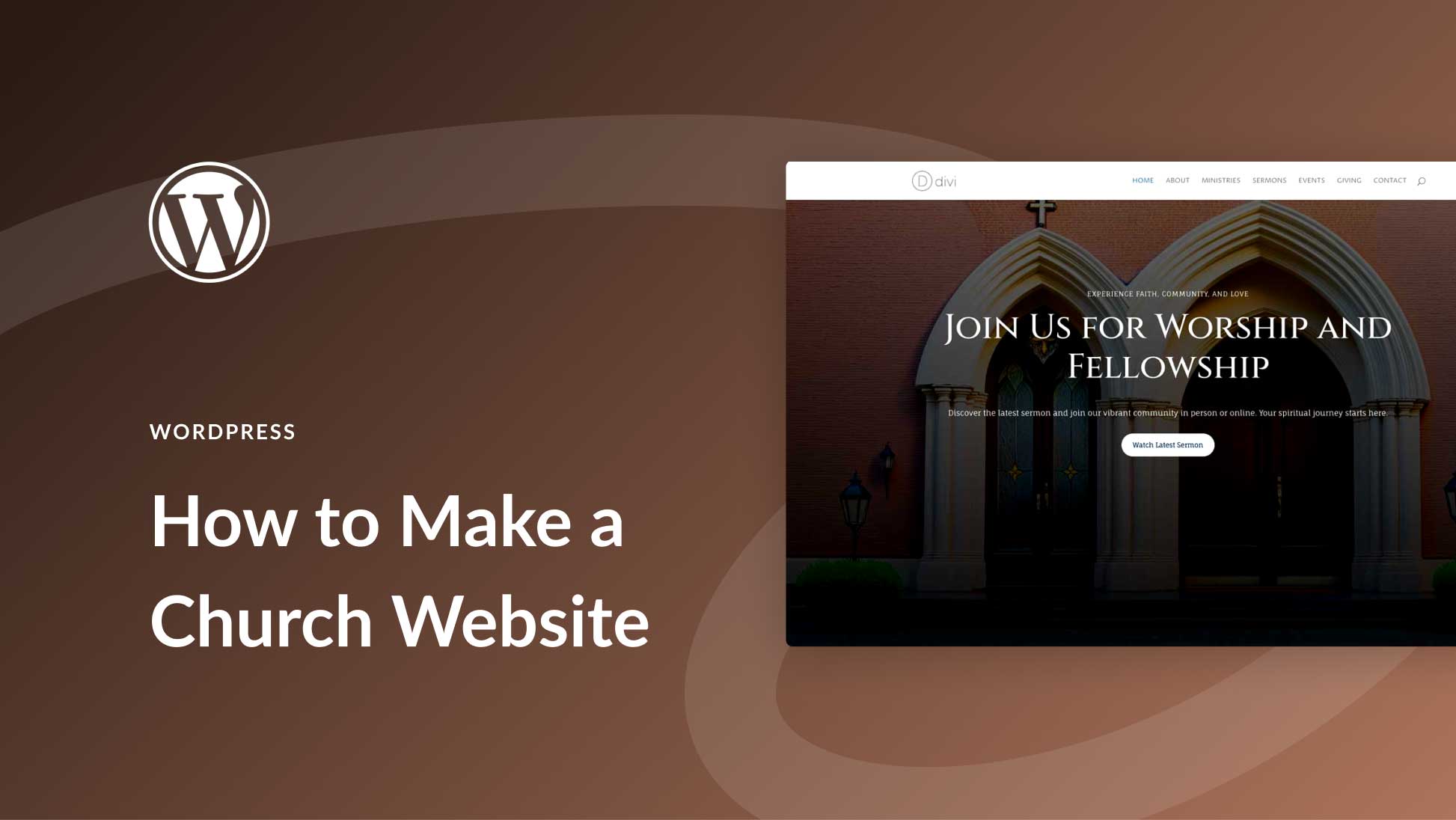 How to Make a Church Website with WordPress (2025 Tutorial)