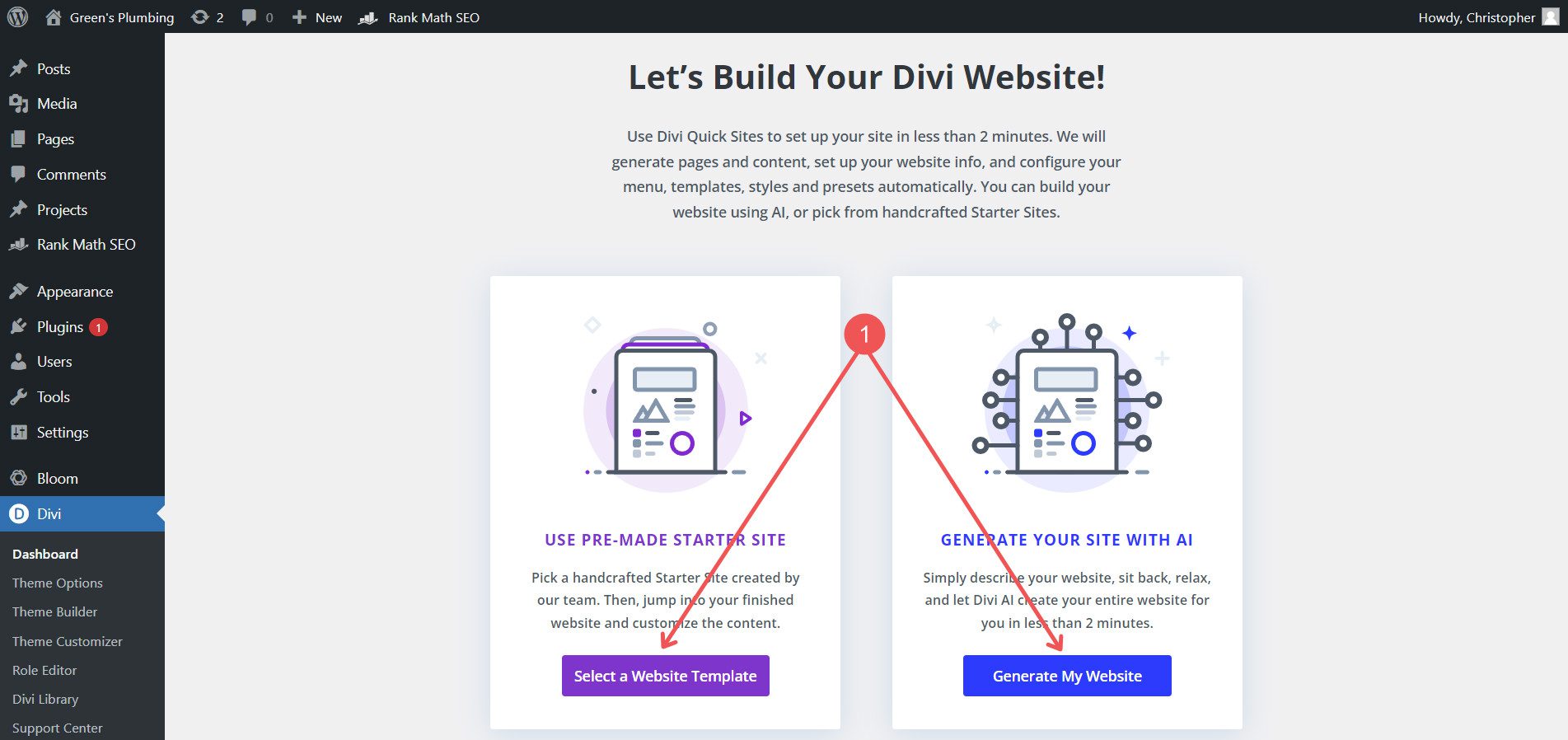 Divi Quick Sites