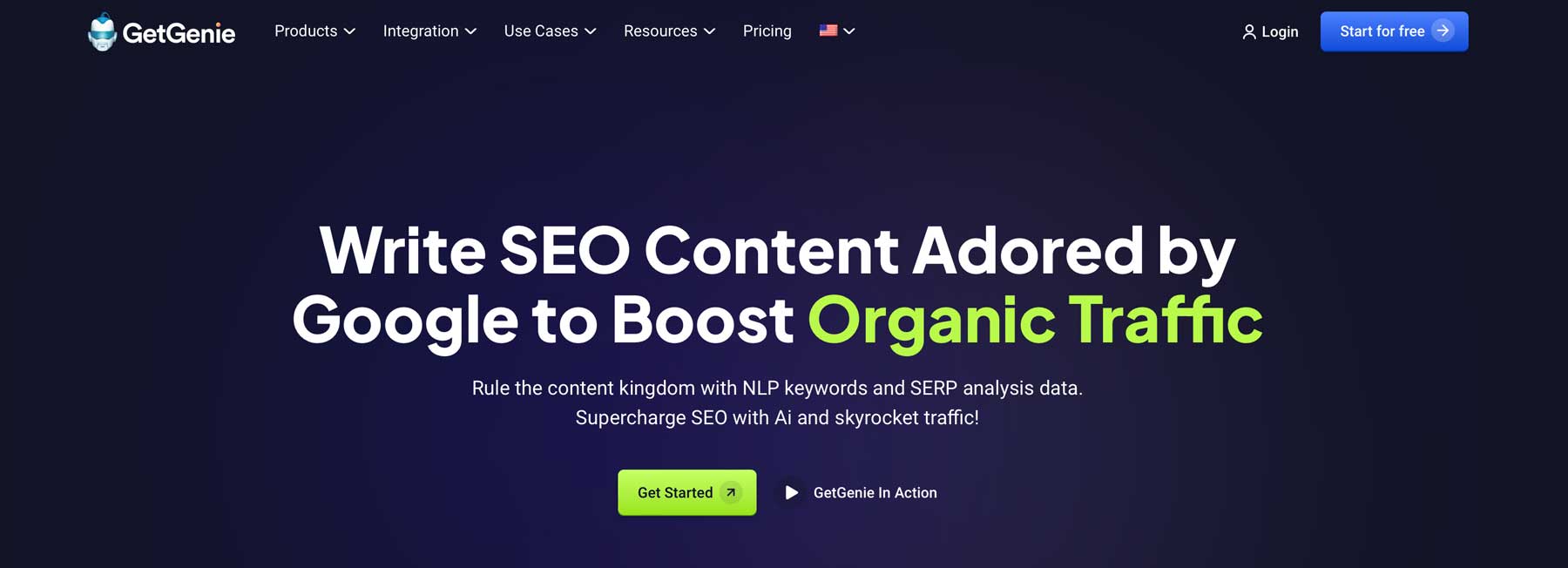 GetGenie AI content writer