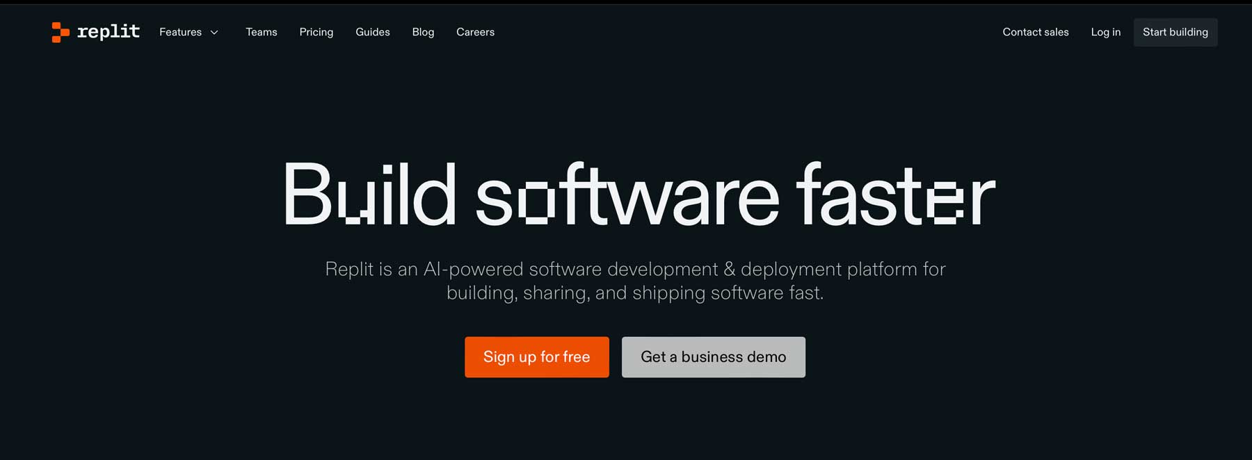 Replit AI coding assistant