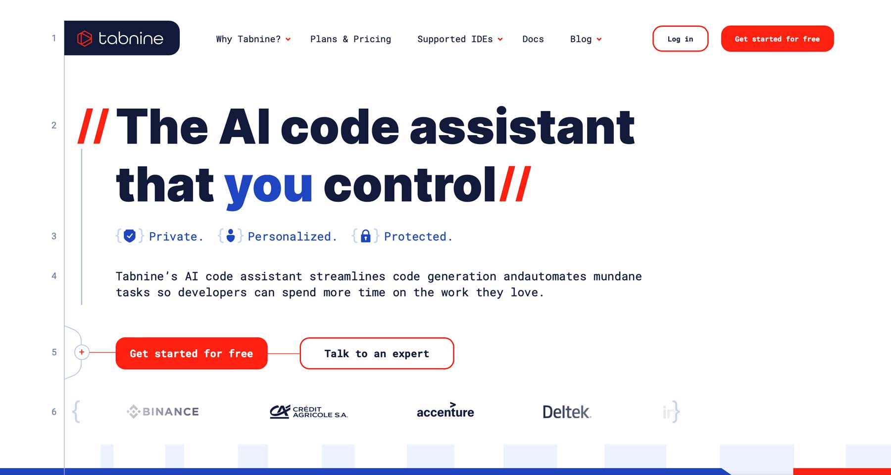 Tabnine best AI coding assistants