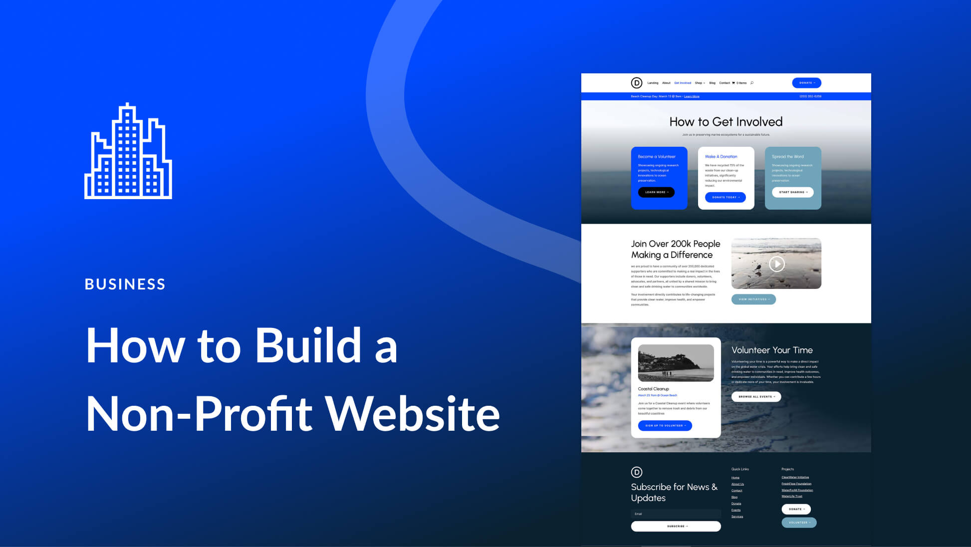 How to Build a Non-Profit Website in 2025 (Quick & Easy)
