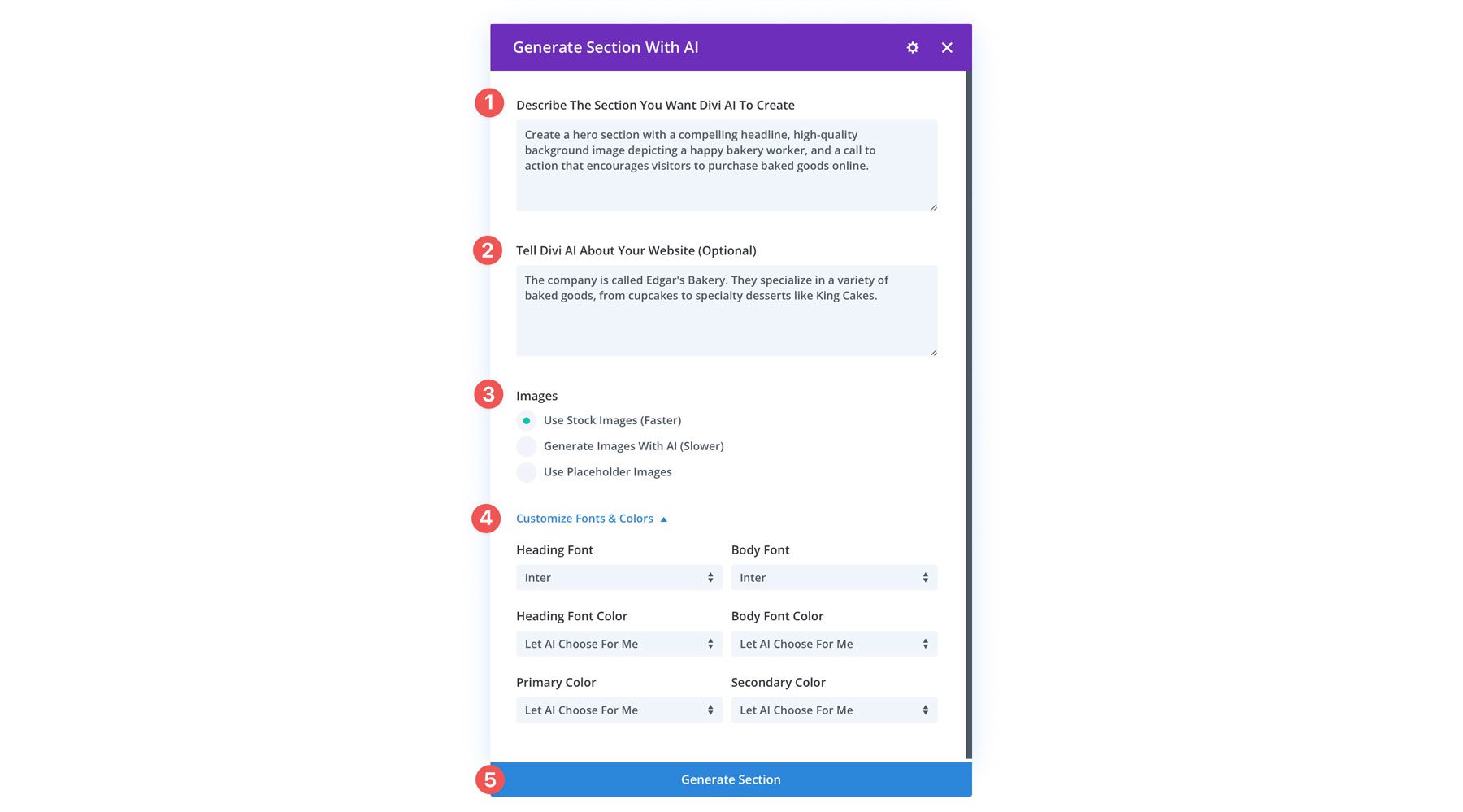 how to design a hero section