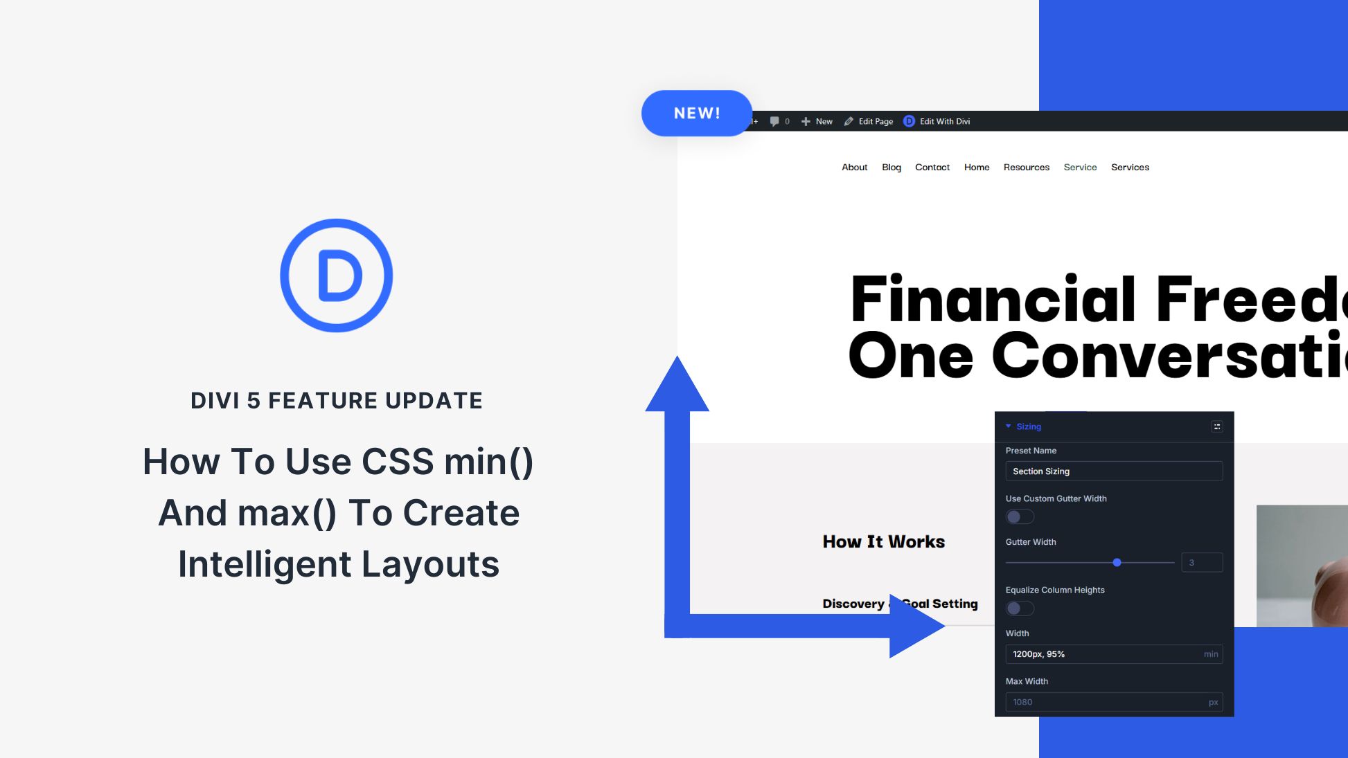 Using min() and max() In Divi 5 To Create Intelligent Layouts