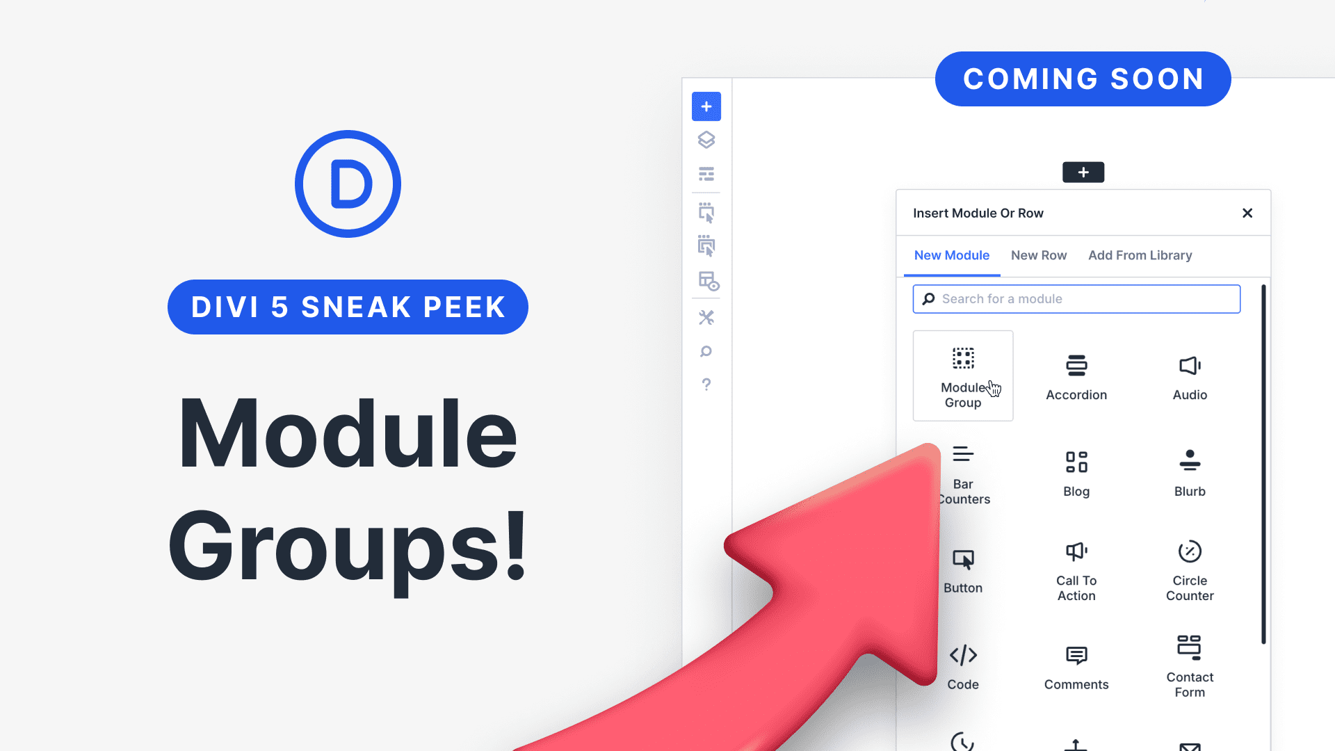 Divi 5 Sneak Peek! Module Groups