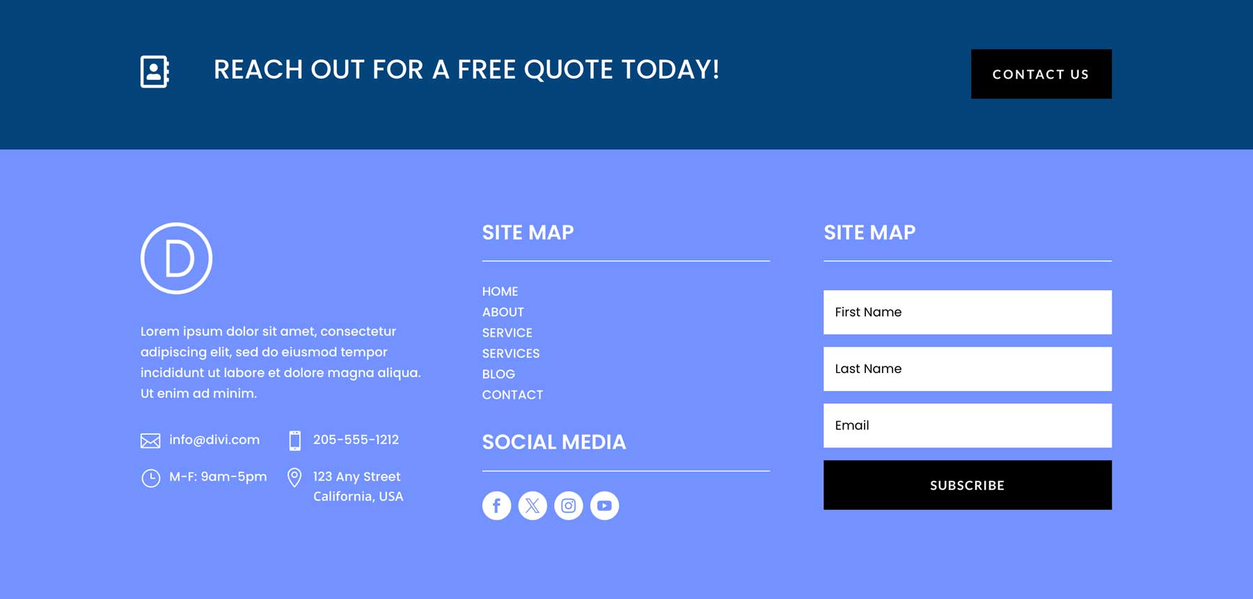 nested rows in Divi 5