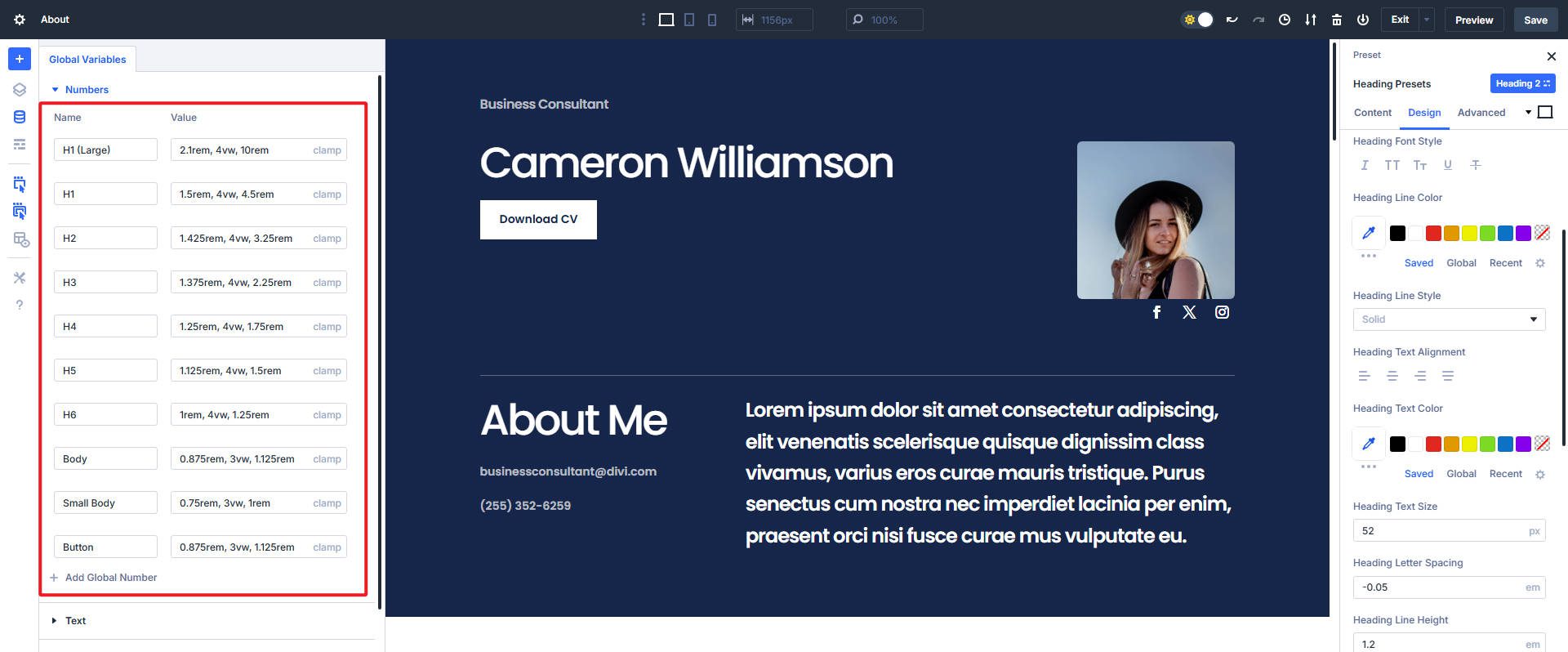 Add Font Sizes to Variable Manager - Step 1