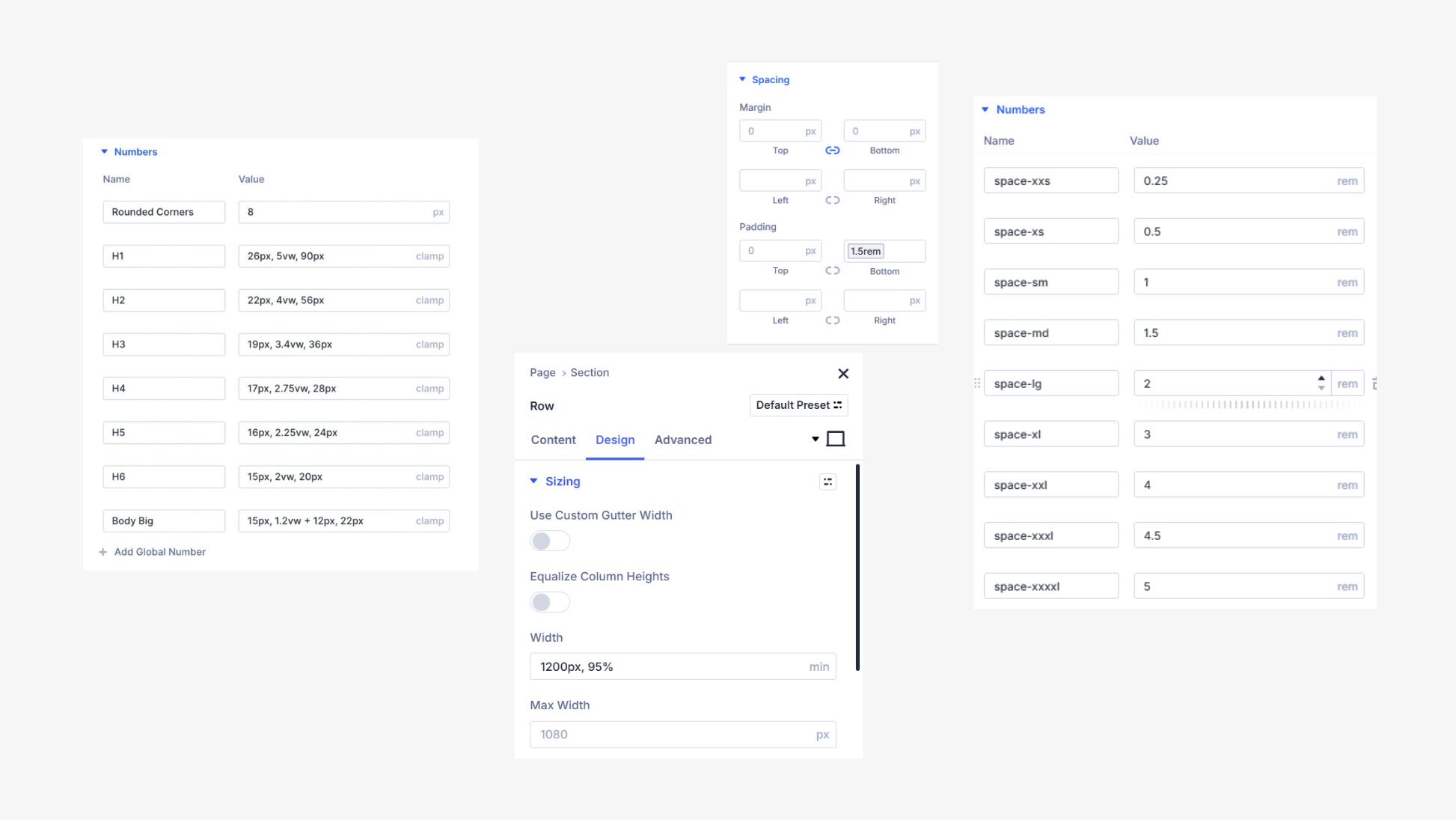 Advanced Units Throughout the Editor