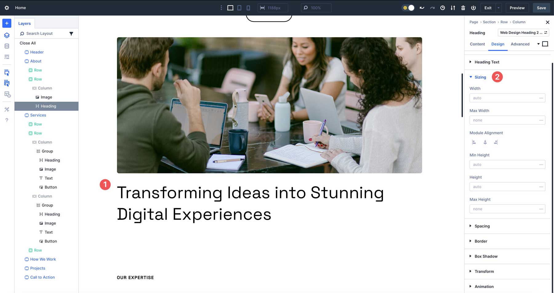Advanced Units in Divi 5 