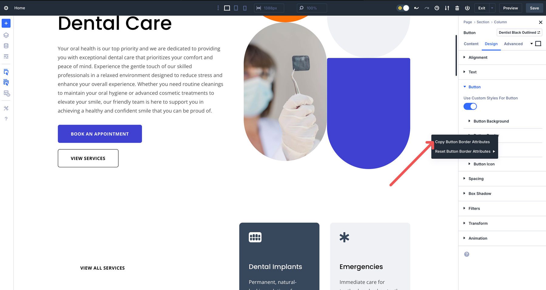 attributes in Divi 5