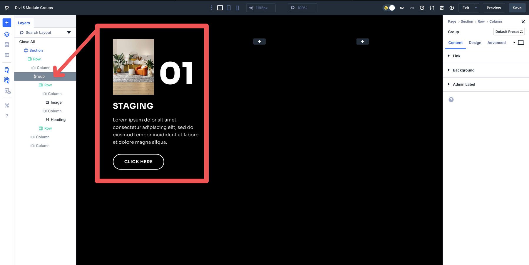 example module group