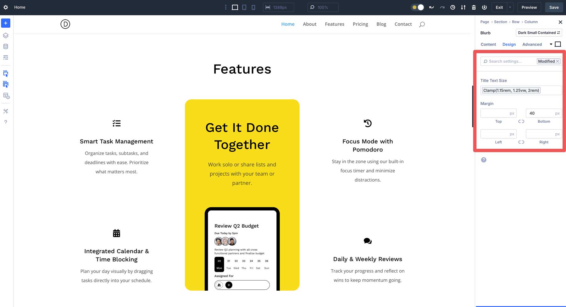 modified styles filter