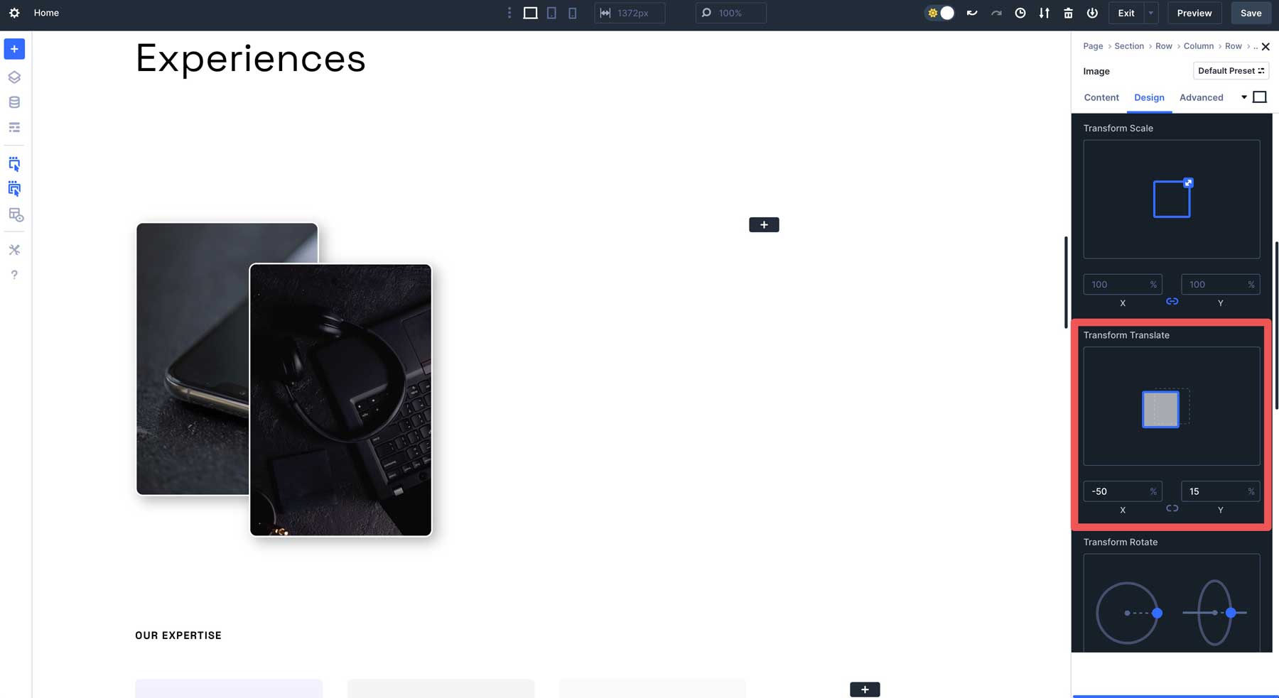 Option Group Presets in Divi 5