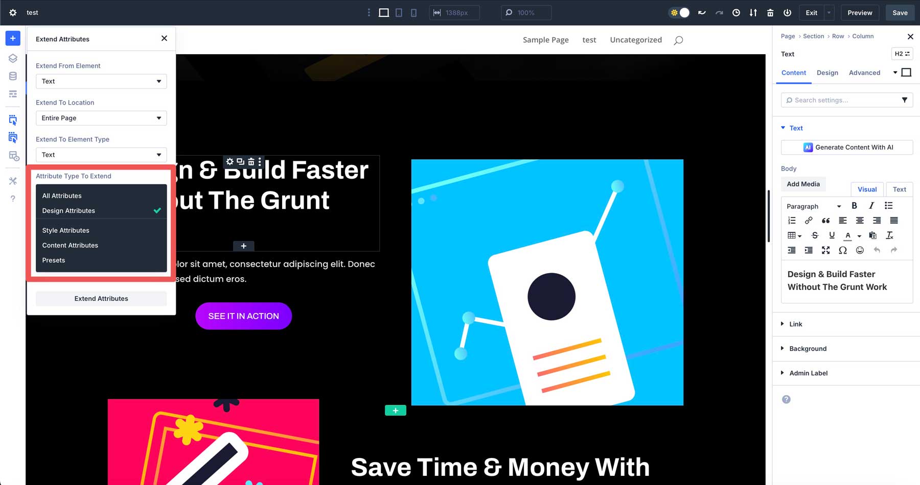 Extend Attributes in Divi 5