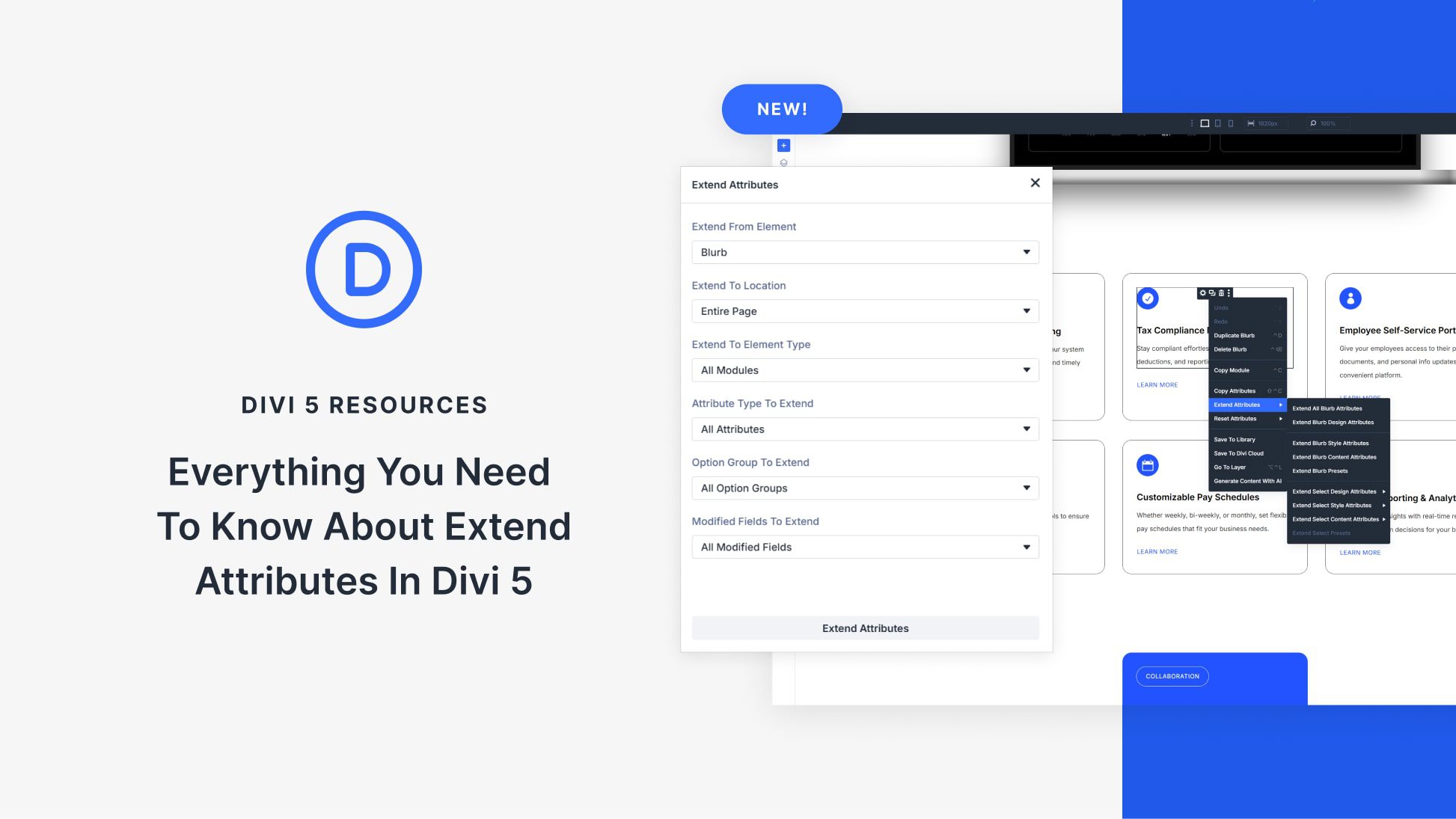 Everything You Need To Know About Extend Attributes In Divi 5
