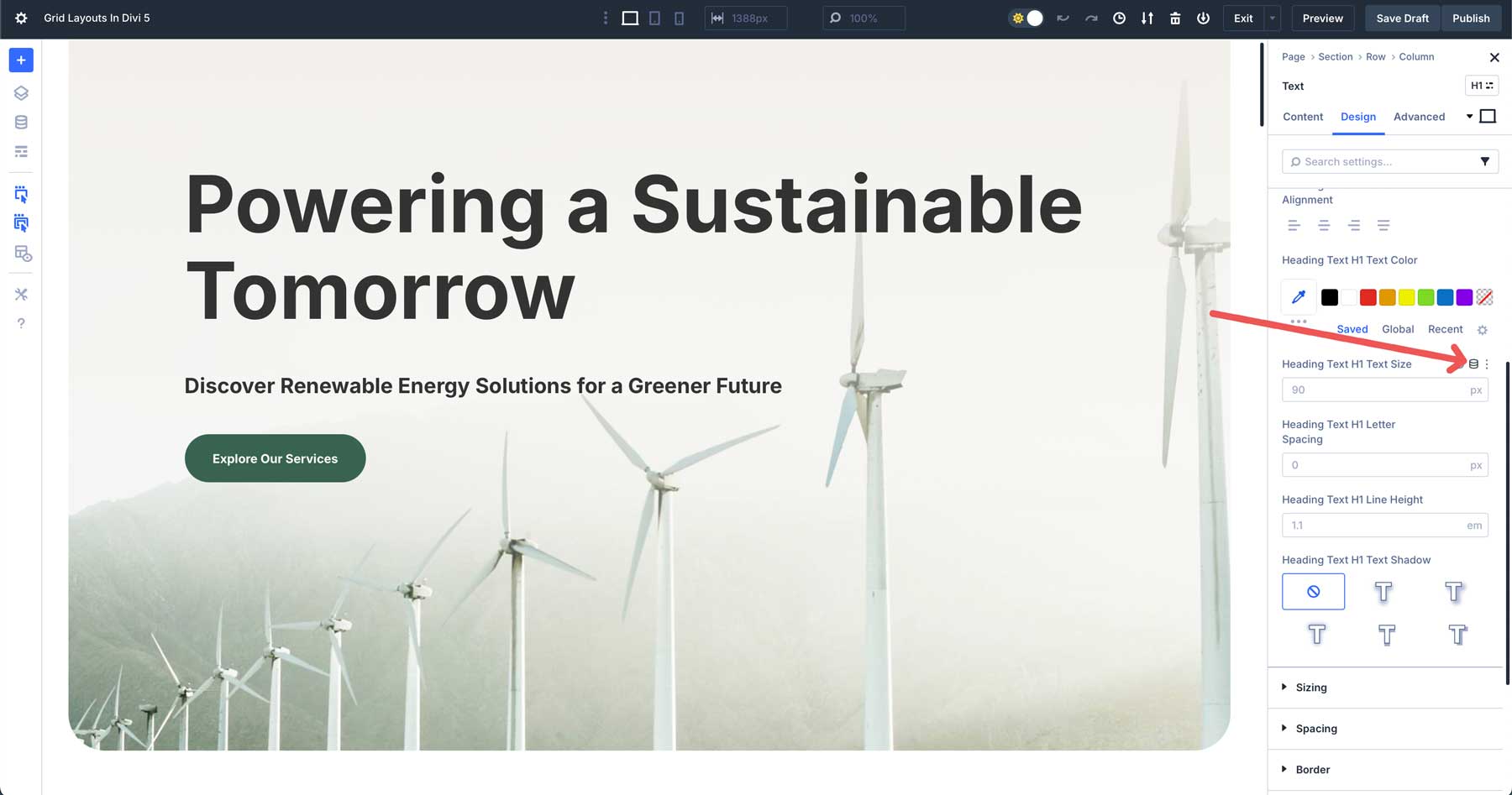 Design Variables in Divi 5