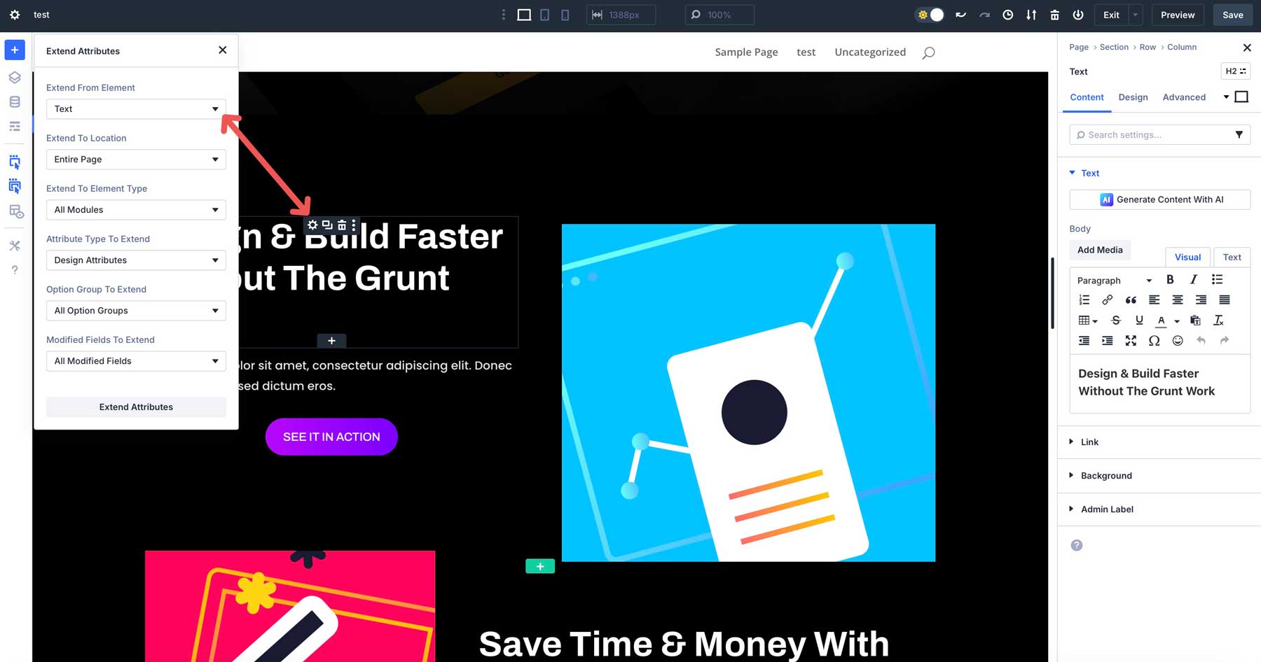 Extend Attributes in Divi 5