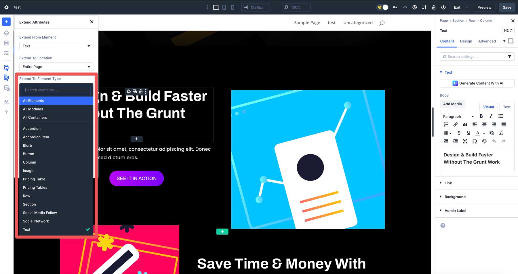 Extend Attributes in Divi 5