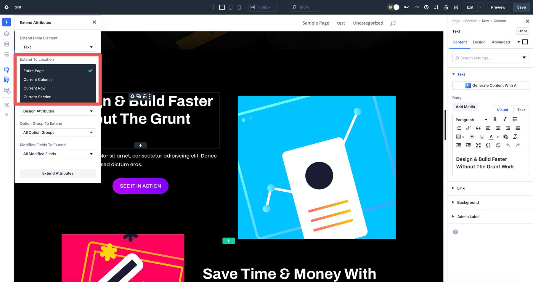 Extend Attributes in Divi 5