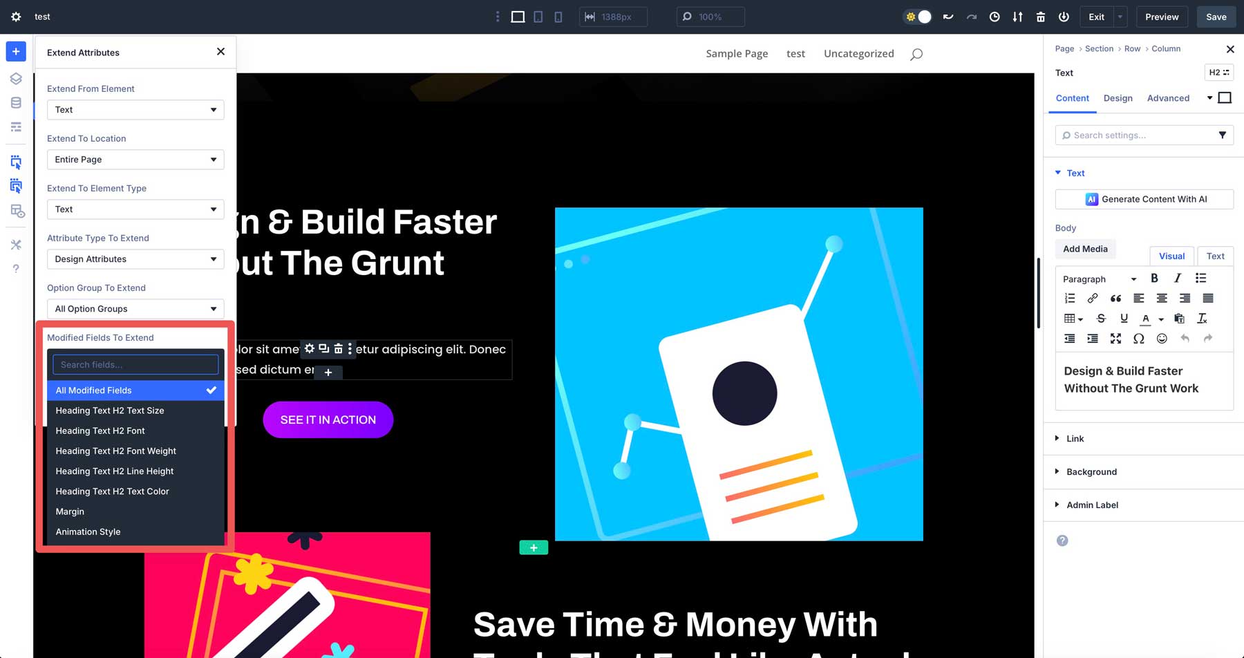Extend Attributes in Divi 5