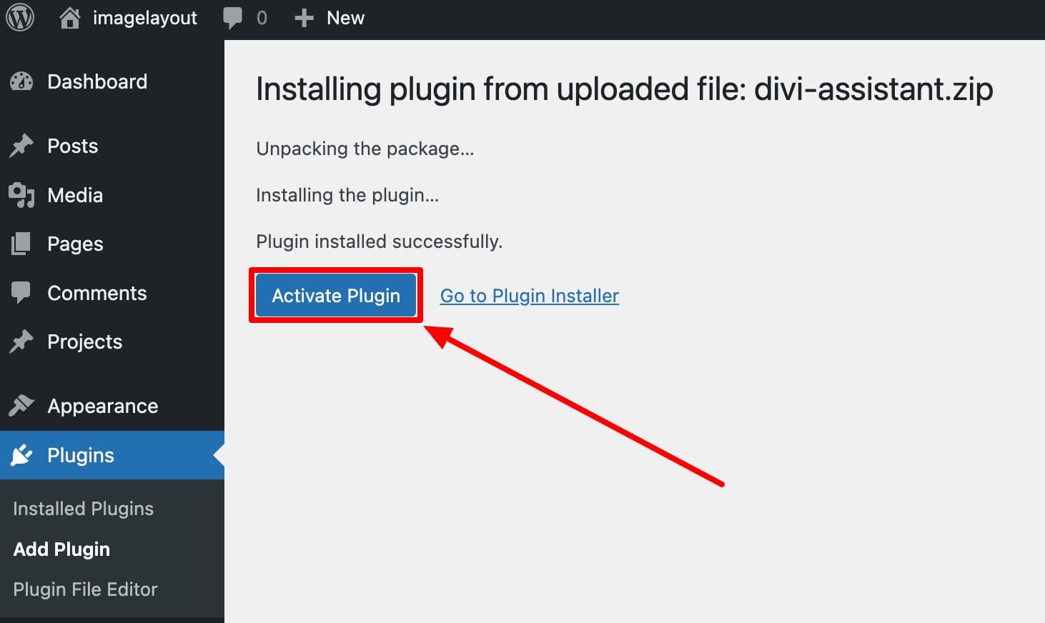 activate divi assistant