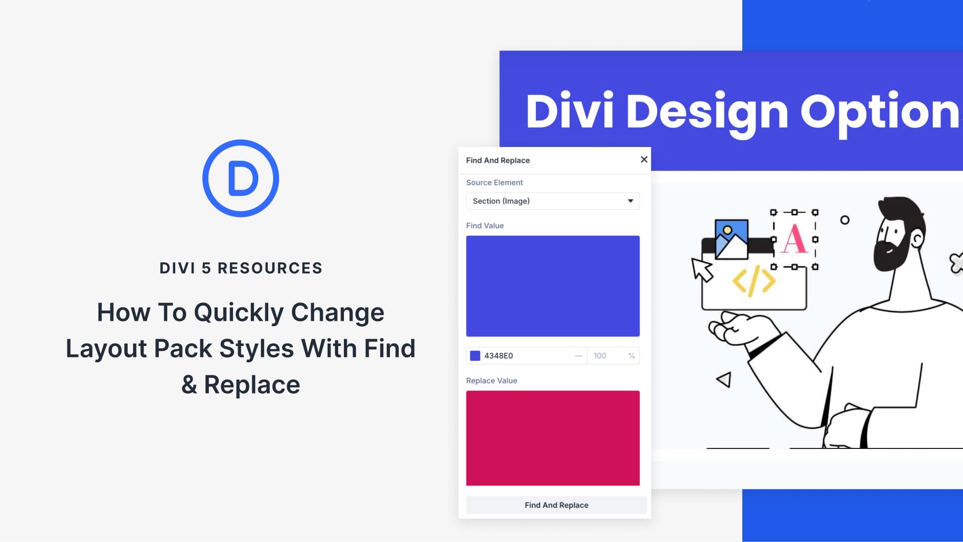 How To Quickly Change Layout Pack Styles With Find & Replace