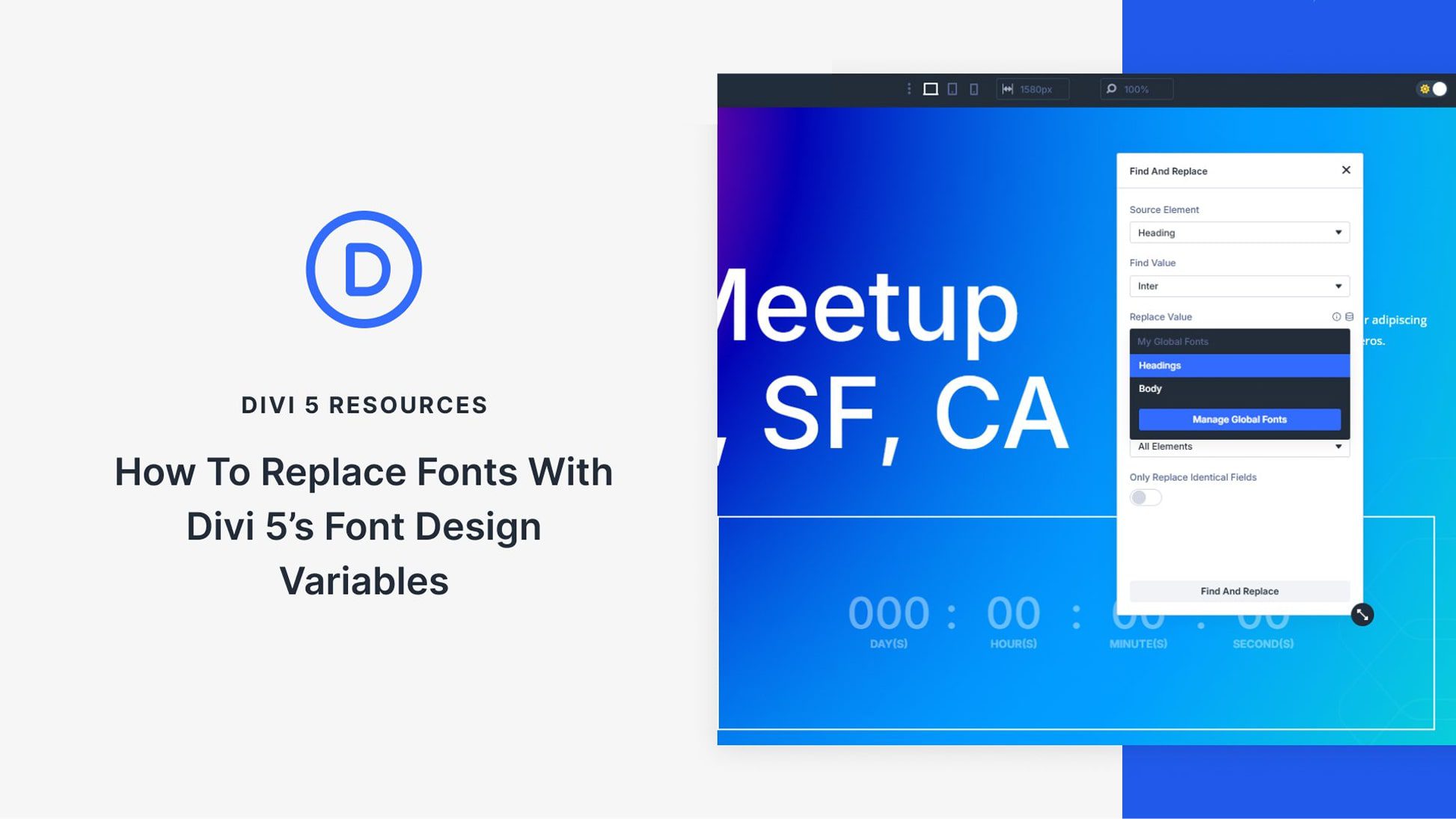 How To Replace Fonts With Divi 5’s Font Design Variables