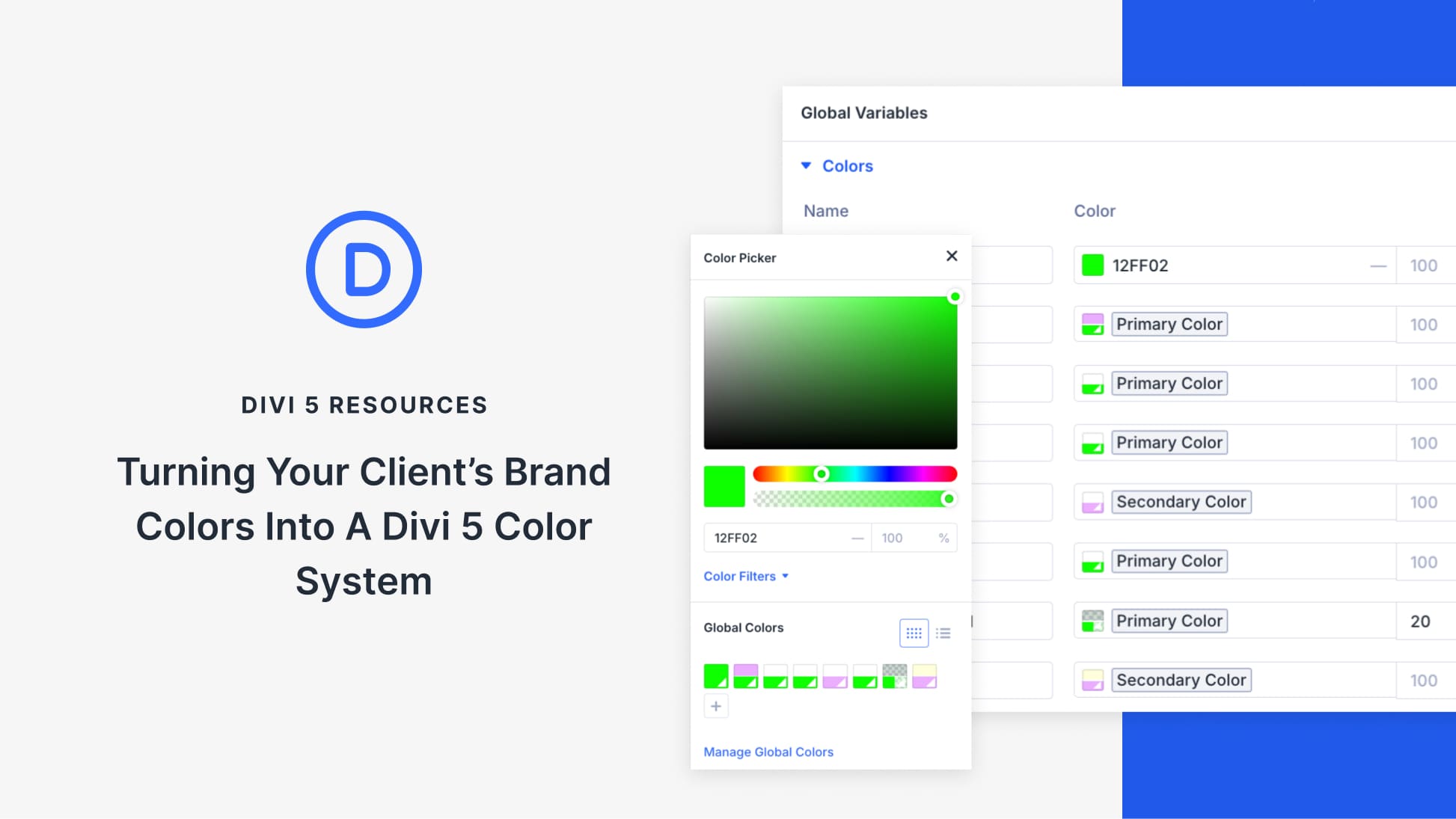 Turning Your Client’s Brand Colors Into A Divi 5 Color System
