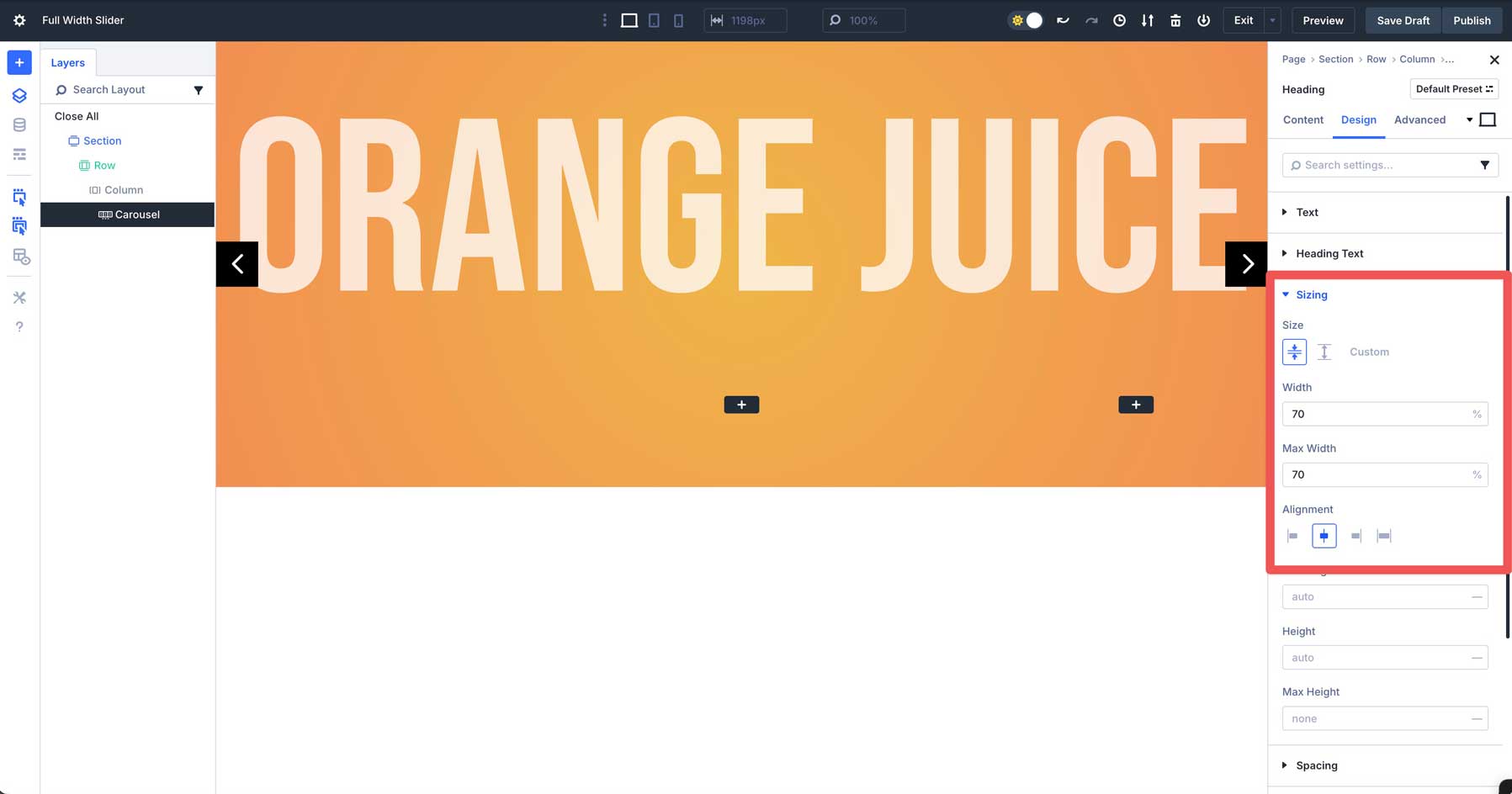 Build a Full Screen/Full Width Slider
