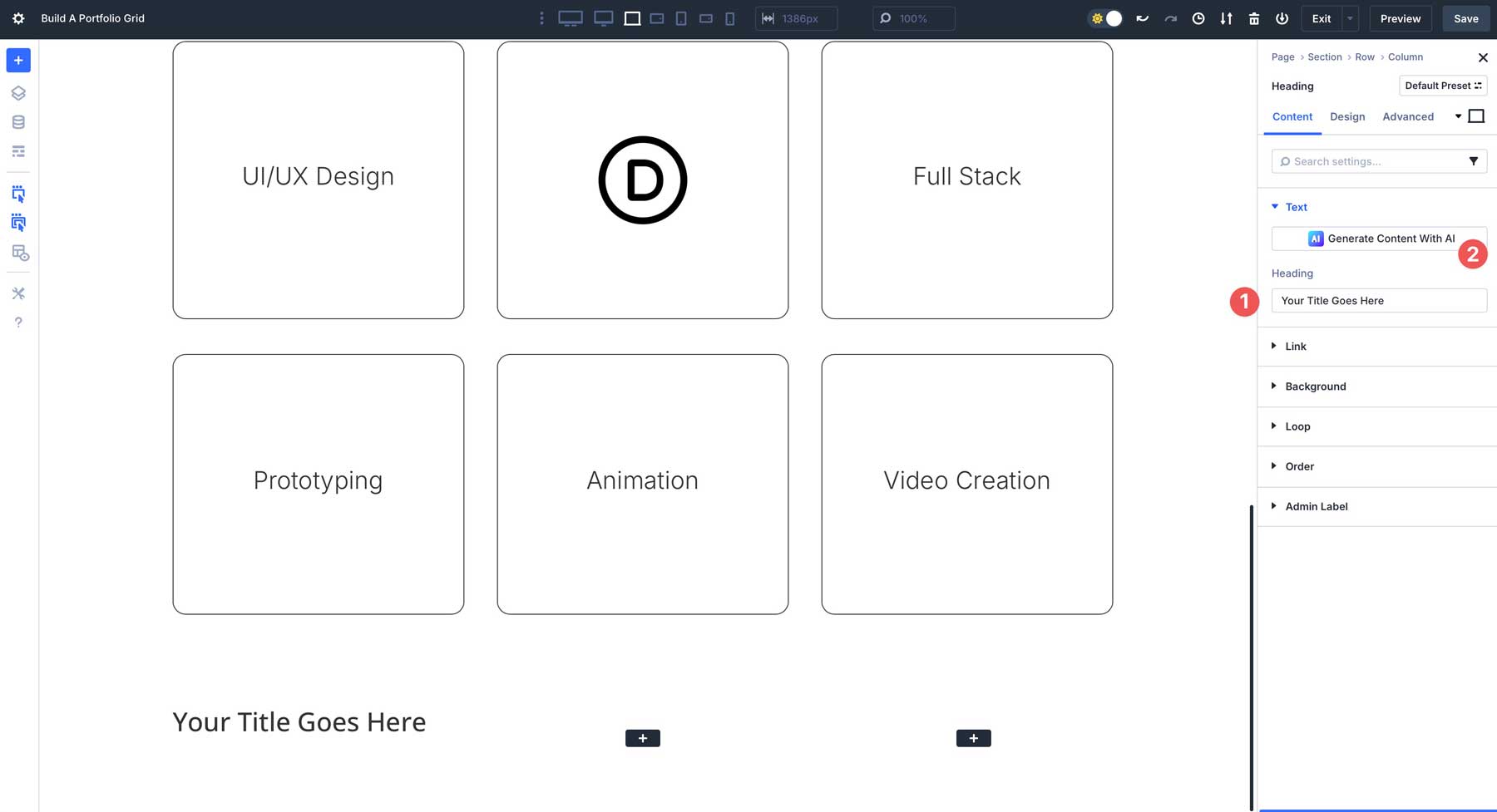 Divi 5 Loop Builder