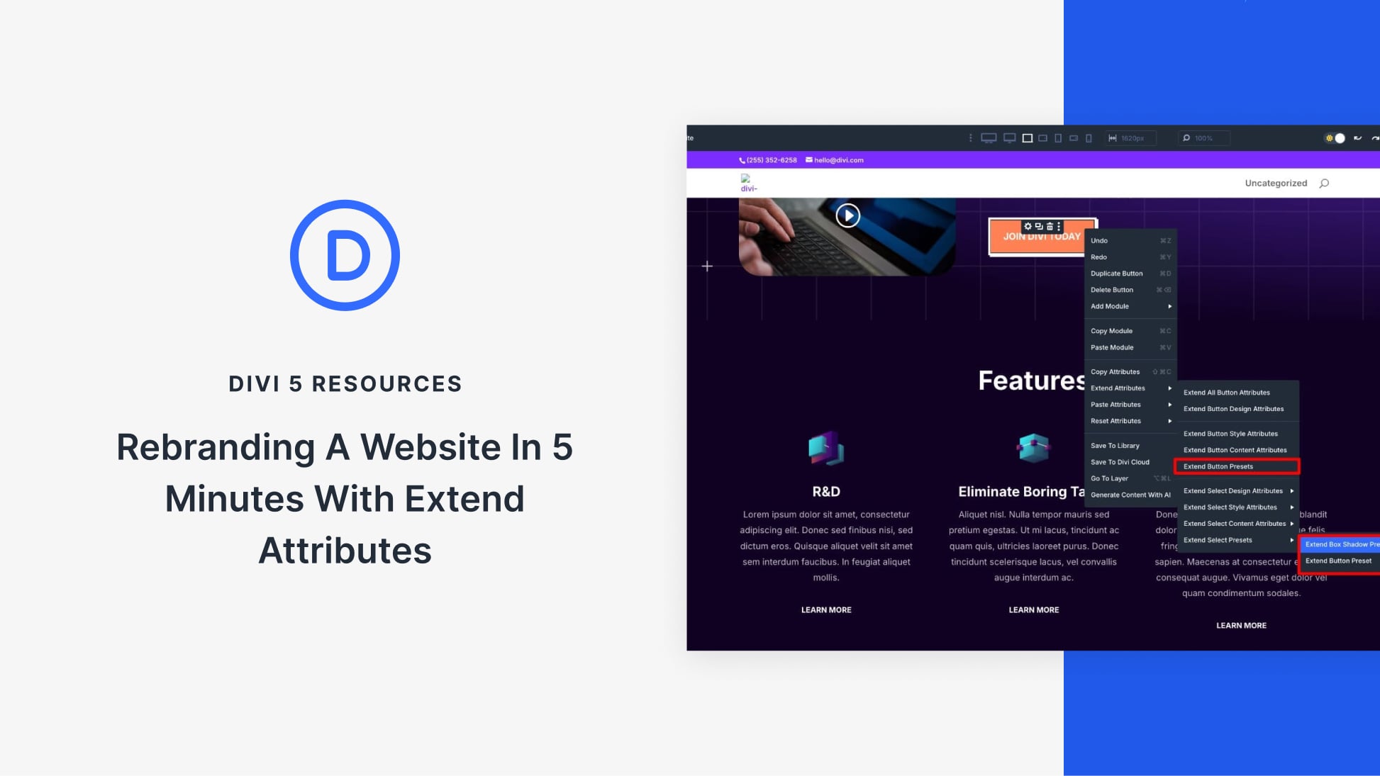 Rebranding A Website In 5 Minutes With Extend Attributes