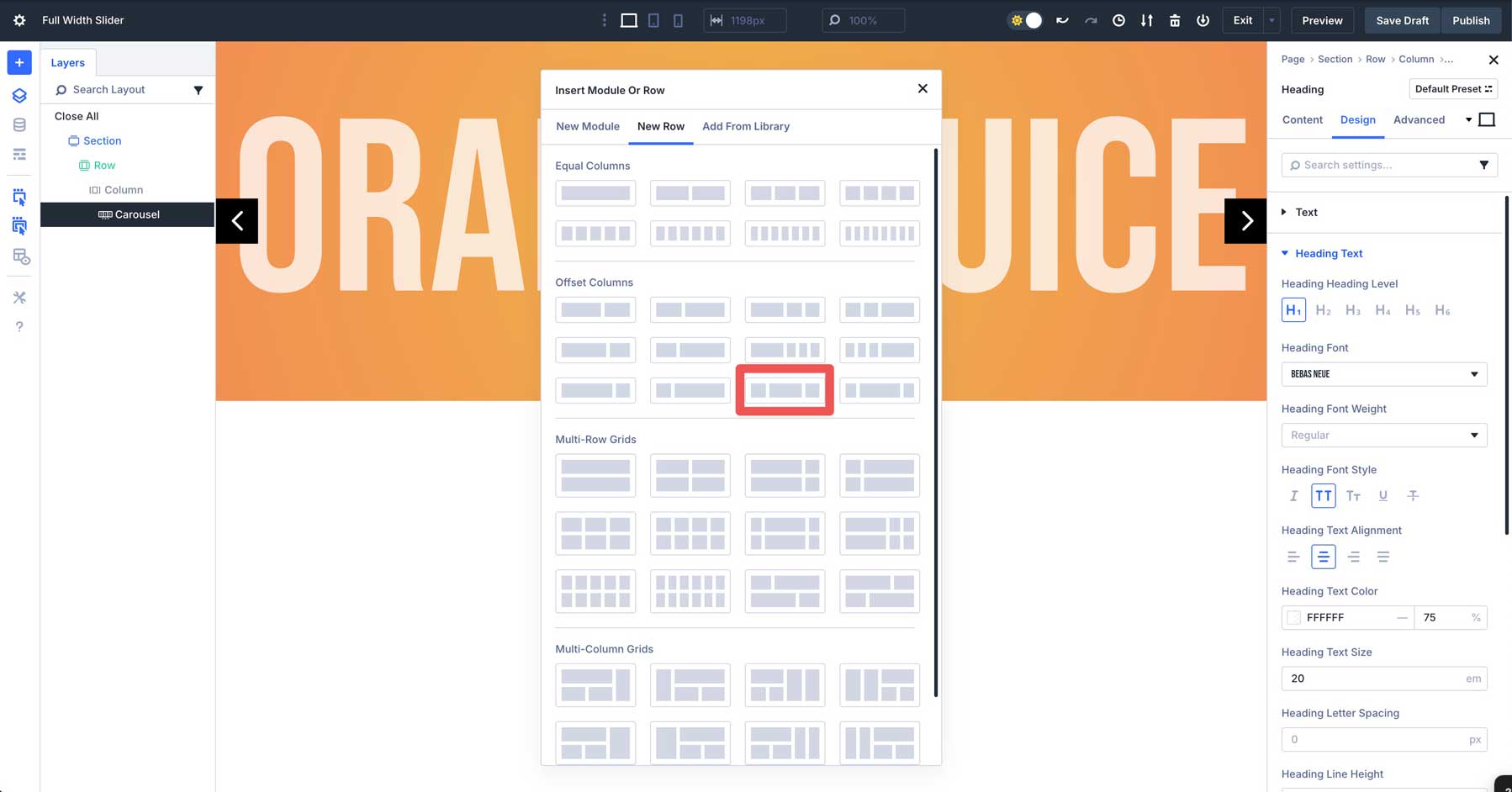 Build a Full Screen/Full Width Slider