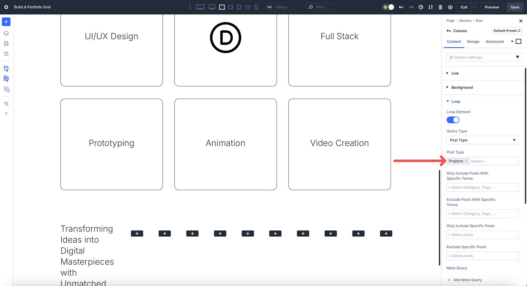 Divi 5 Loop Builder