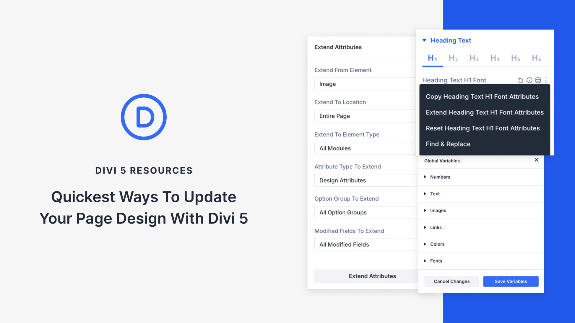 Quickest Ways To Update Your Page Design With Divi 5