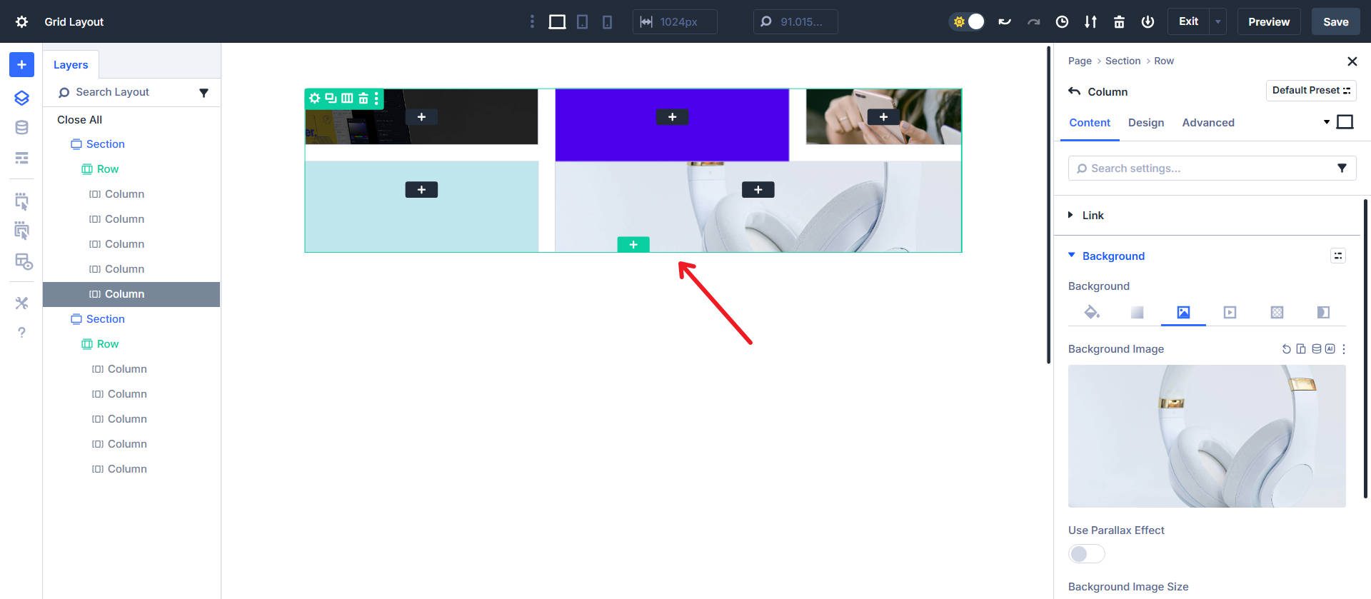 Add Background Colors and Images to Columns