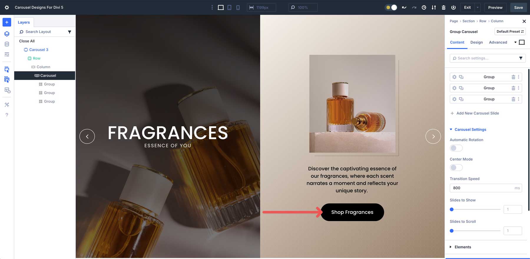 Carousel Designs For Divi 5