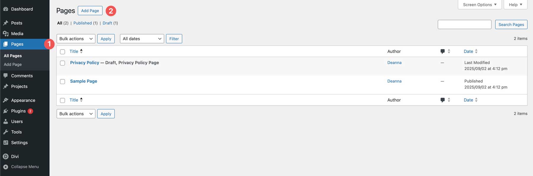 Group Carousel transition effects in Divi 5