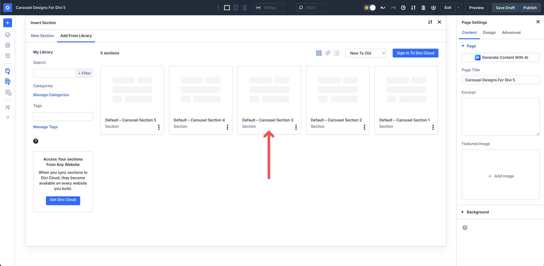 Carousel Designs For Divi 5