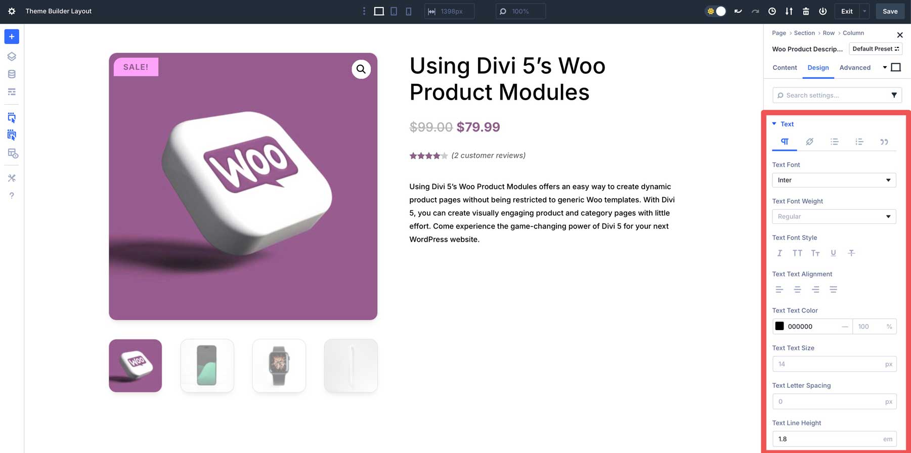 Divi 5 Woo Product Modules