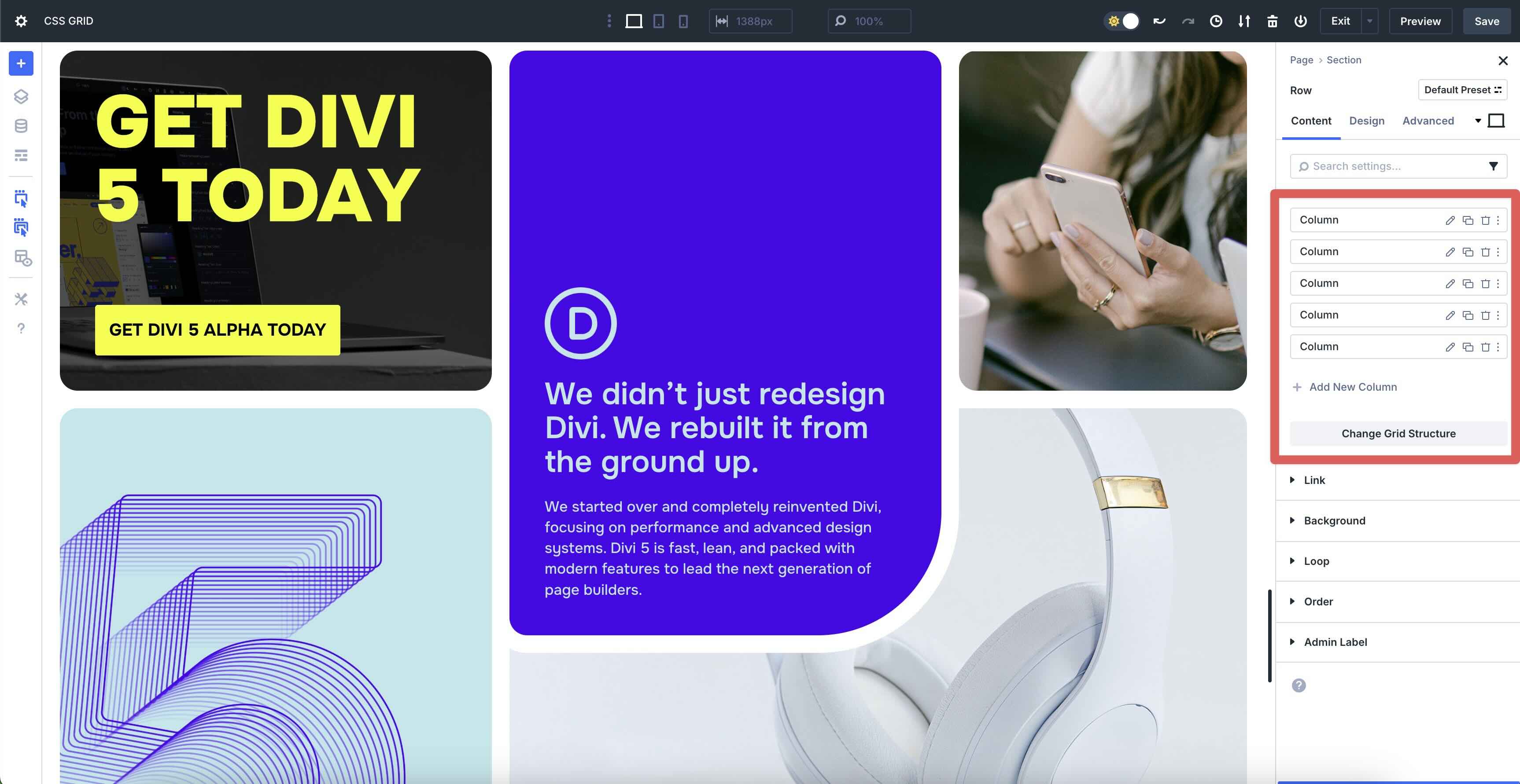 Divi 5 CSS Grid