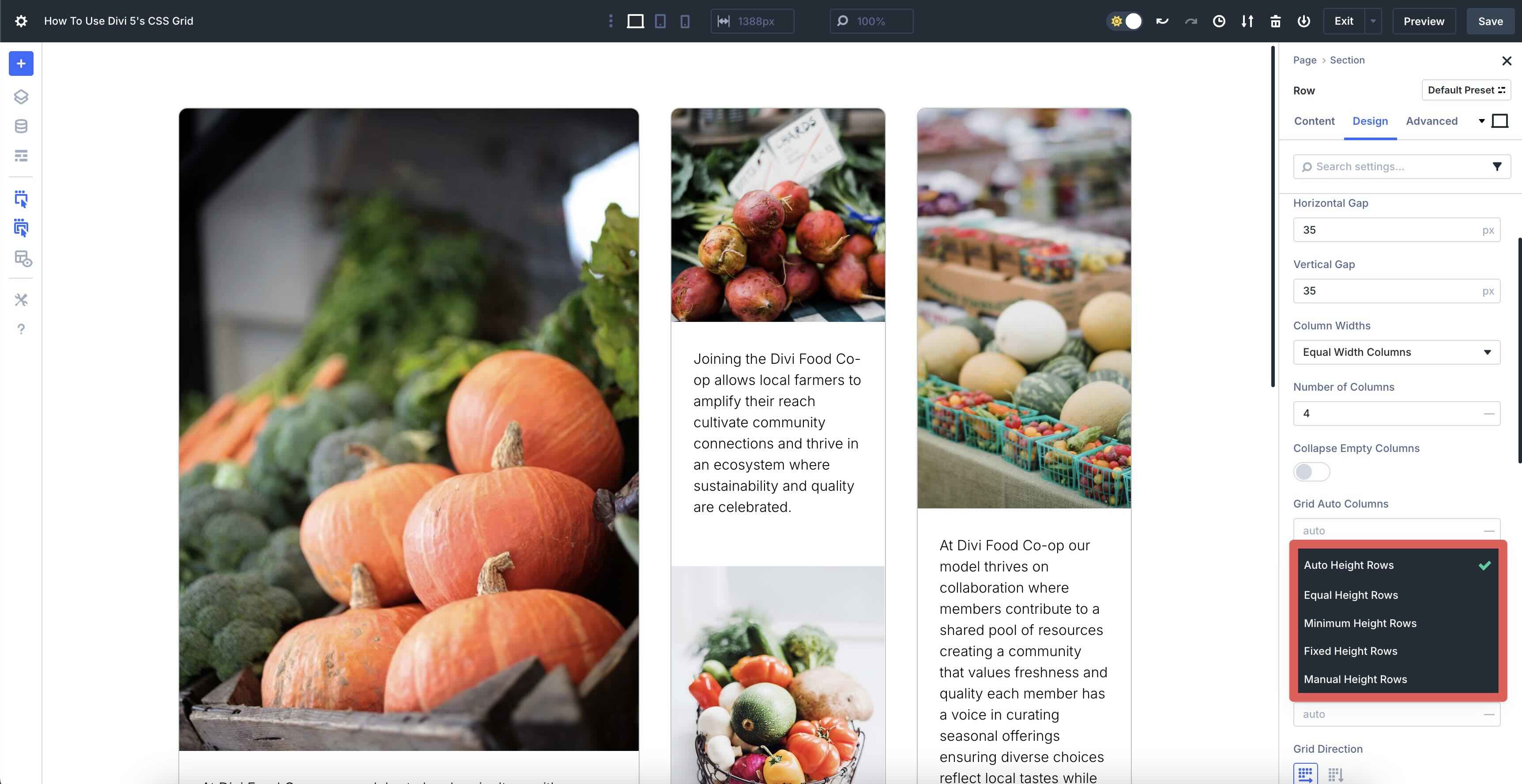 Divi 5 CSS Grid