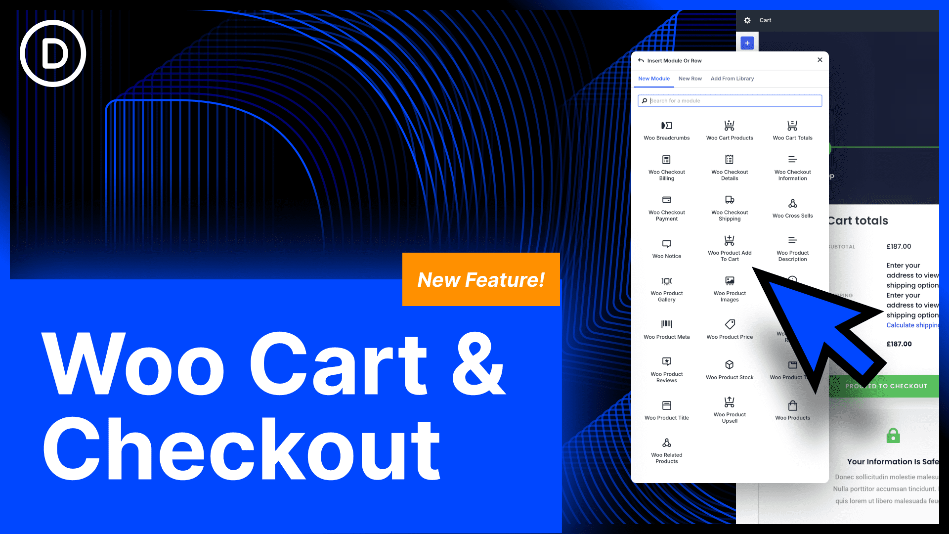 Woo Cart & Checkout Modules For Divi 5