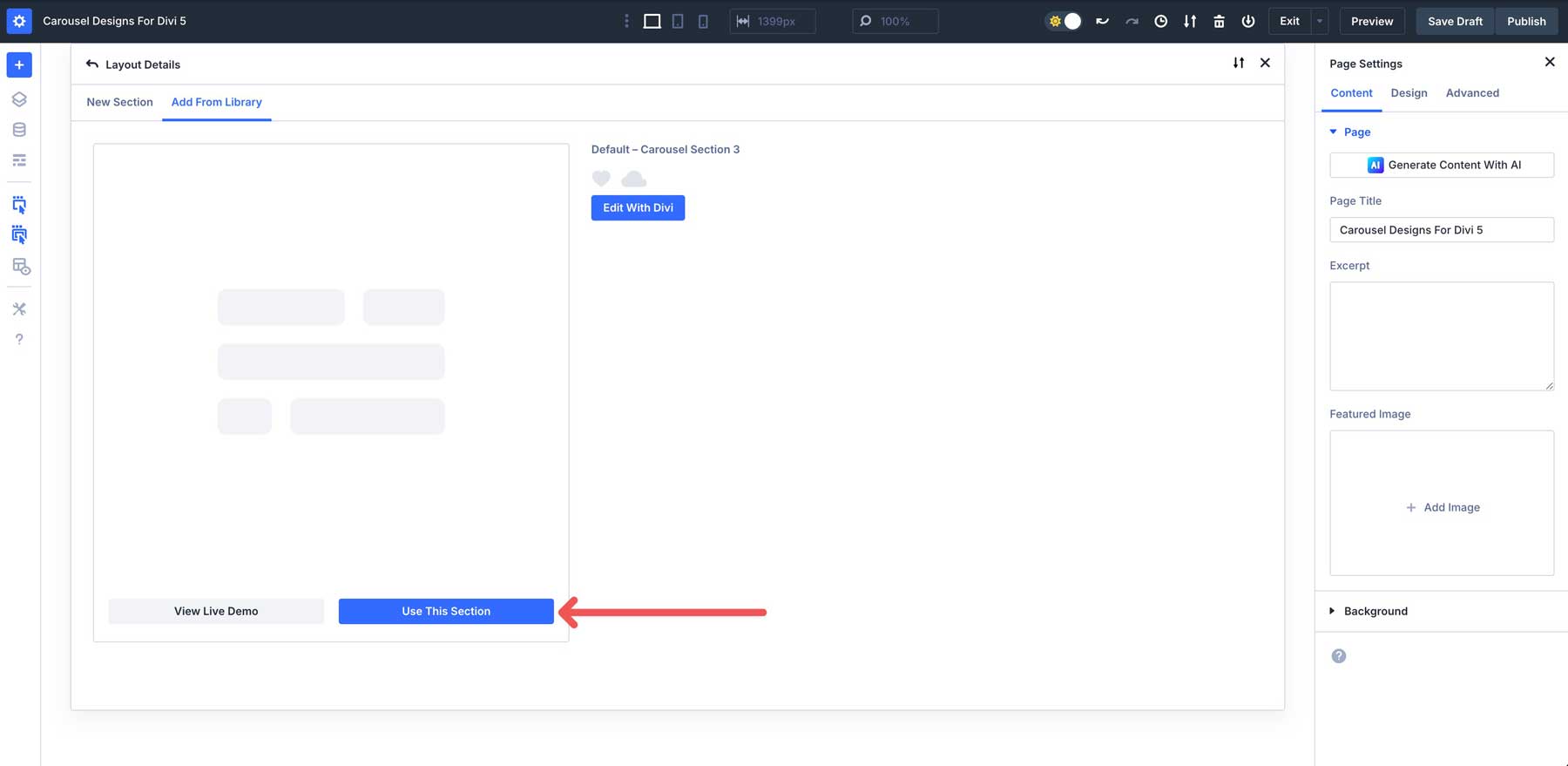 Carousel Designs For Divi 5