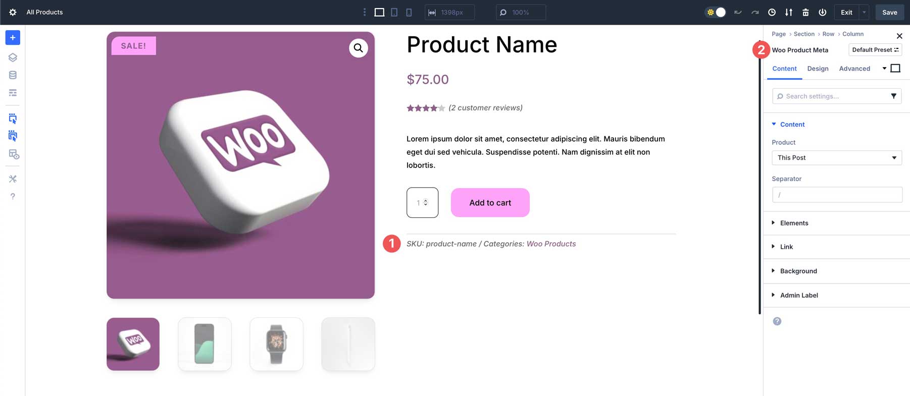 Divi 5 Woo Product Modules