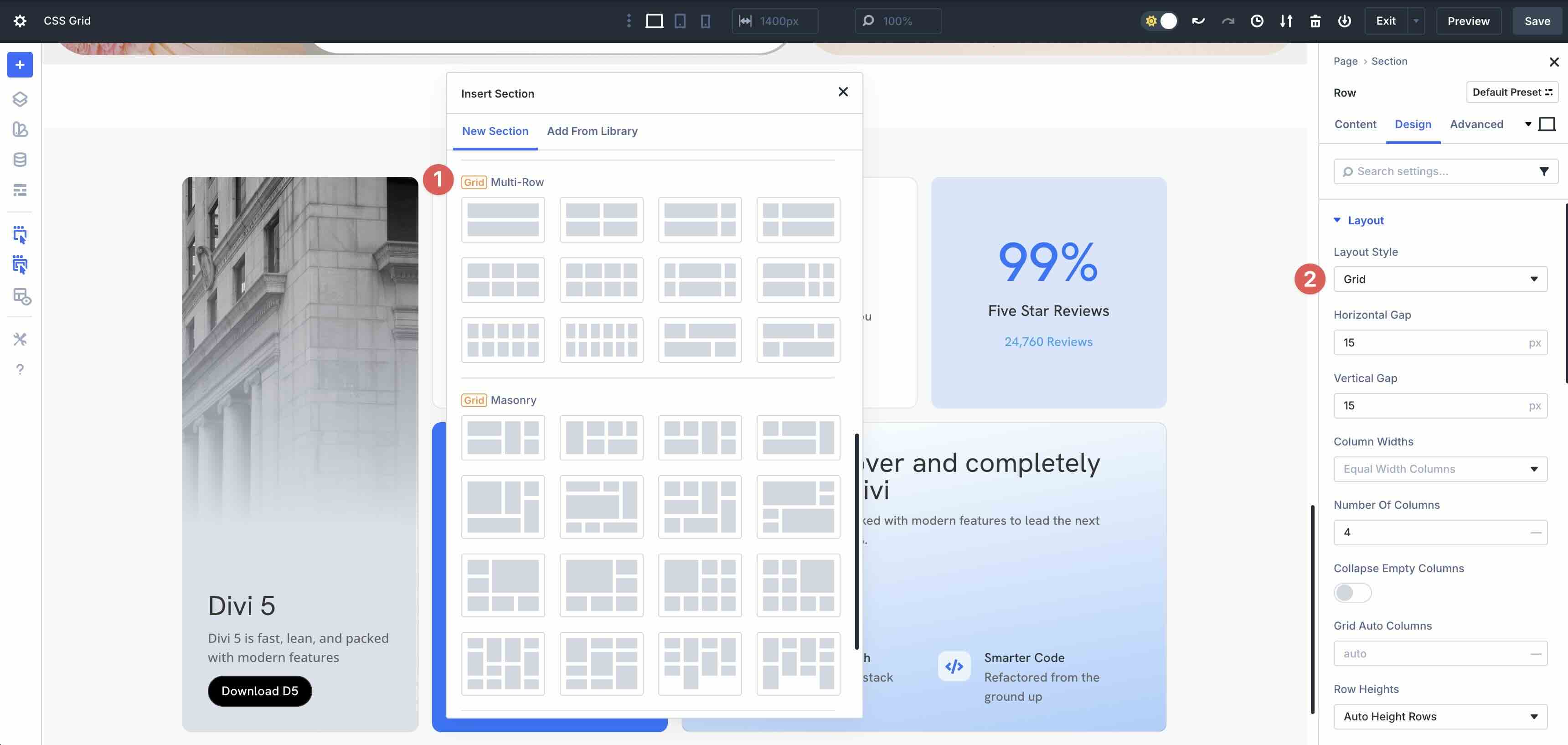 CSS Grid in Divi 5