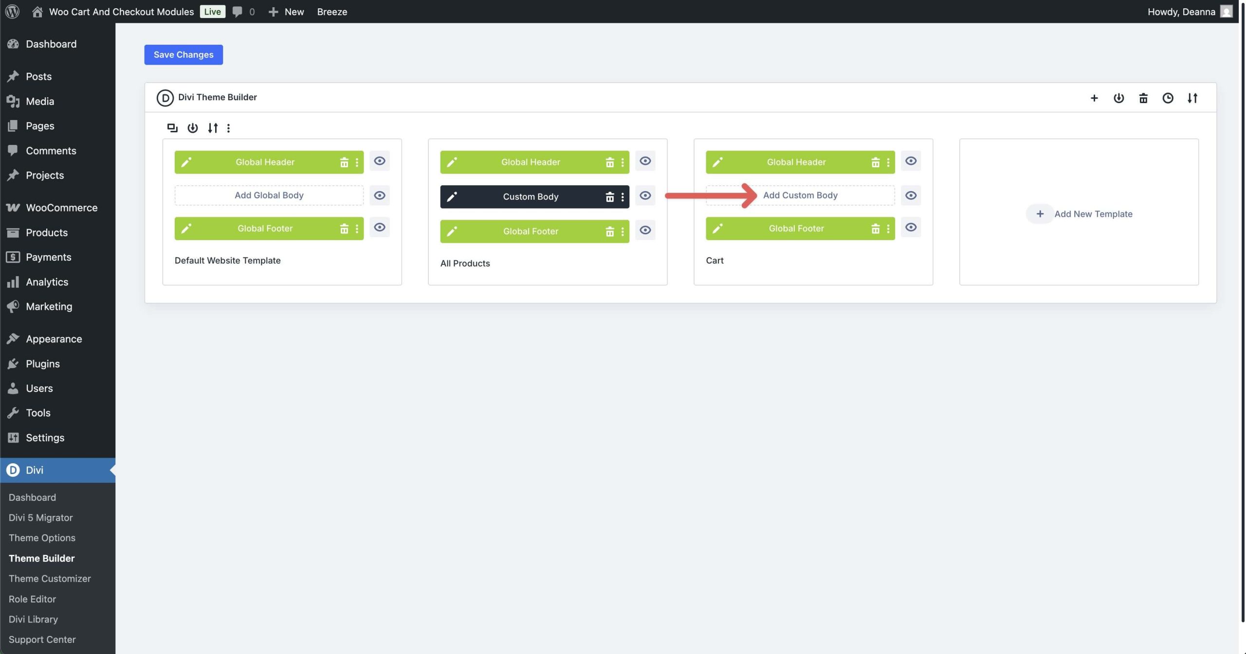Divi 5 Woo Cart & Checkout Modules
