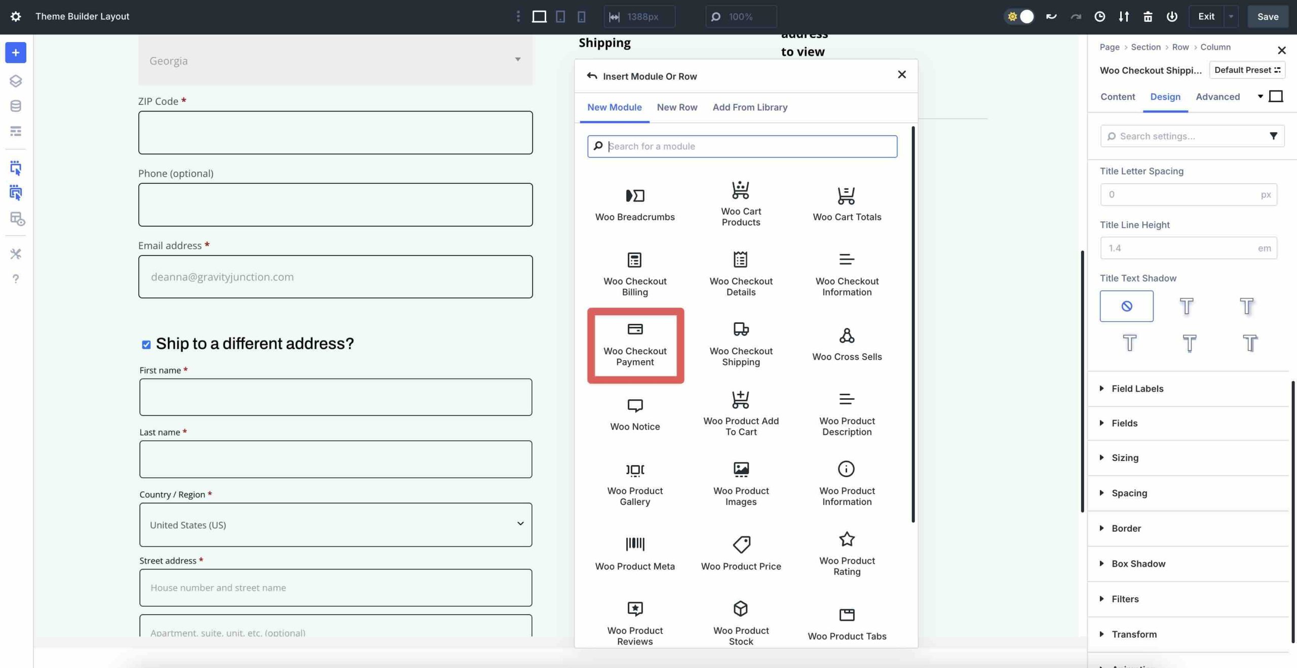 Divi 5 Woo Cart & Checkout Modules