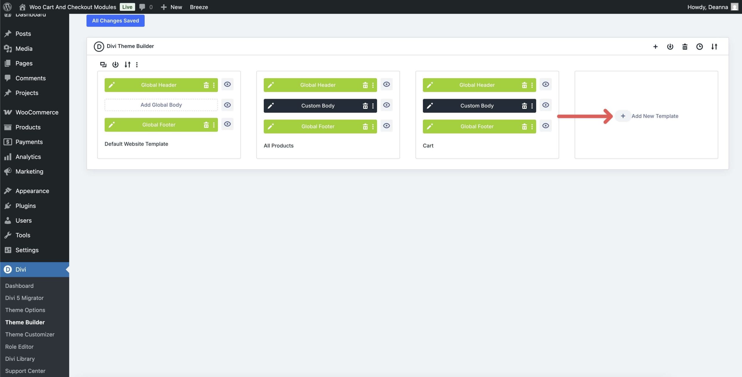 Divi 5 Woo Cart & Checkout Modules