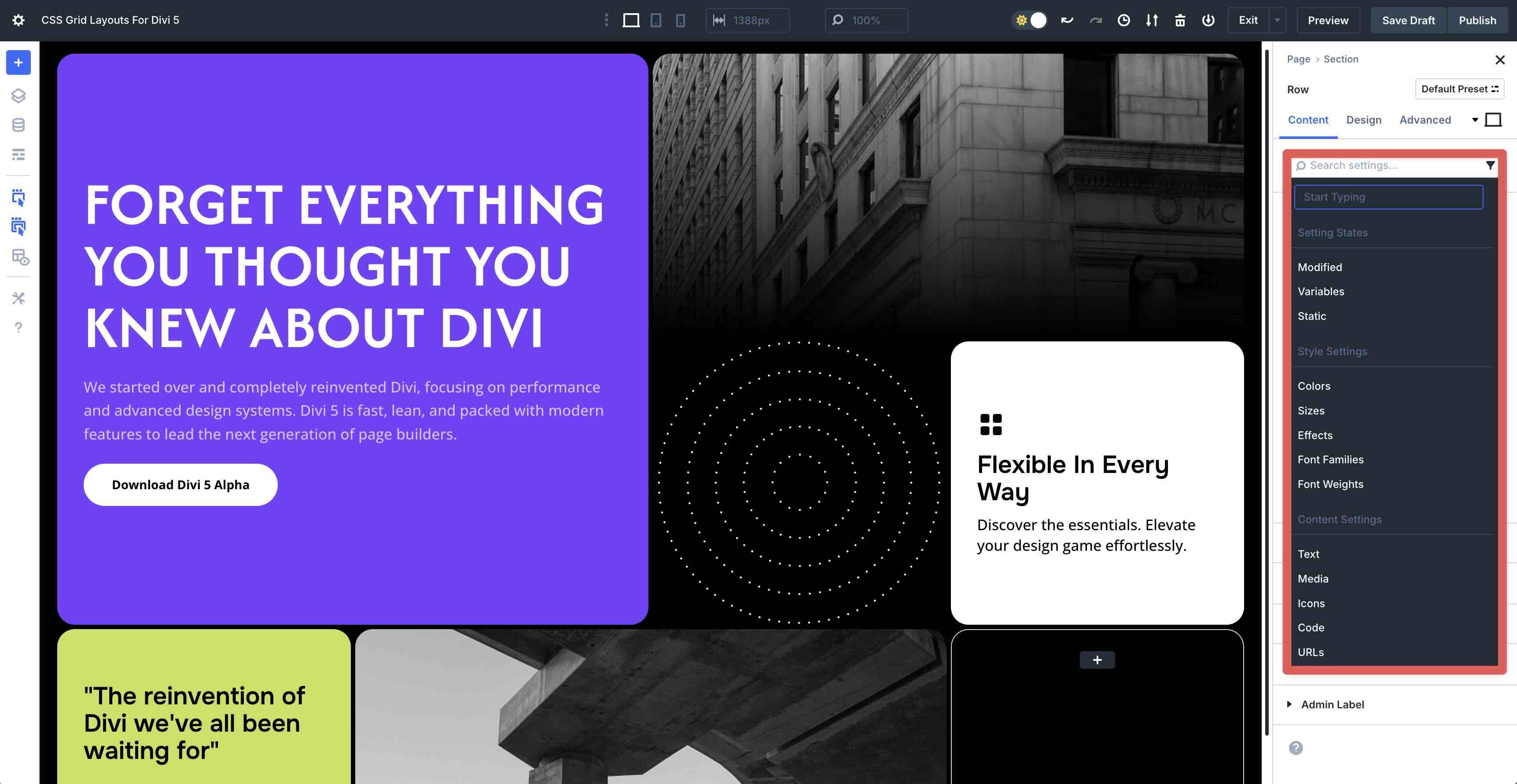 CSS Grid Layouts For Divi 5