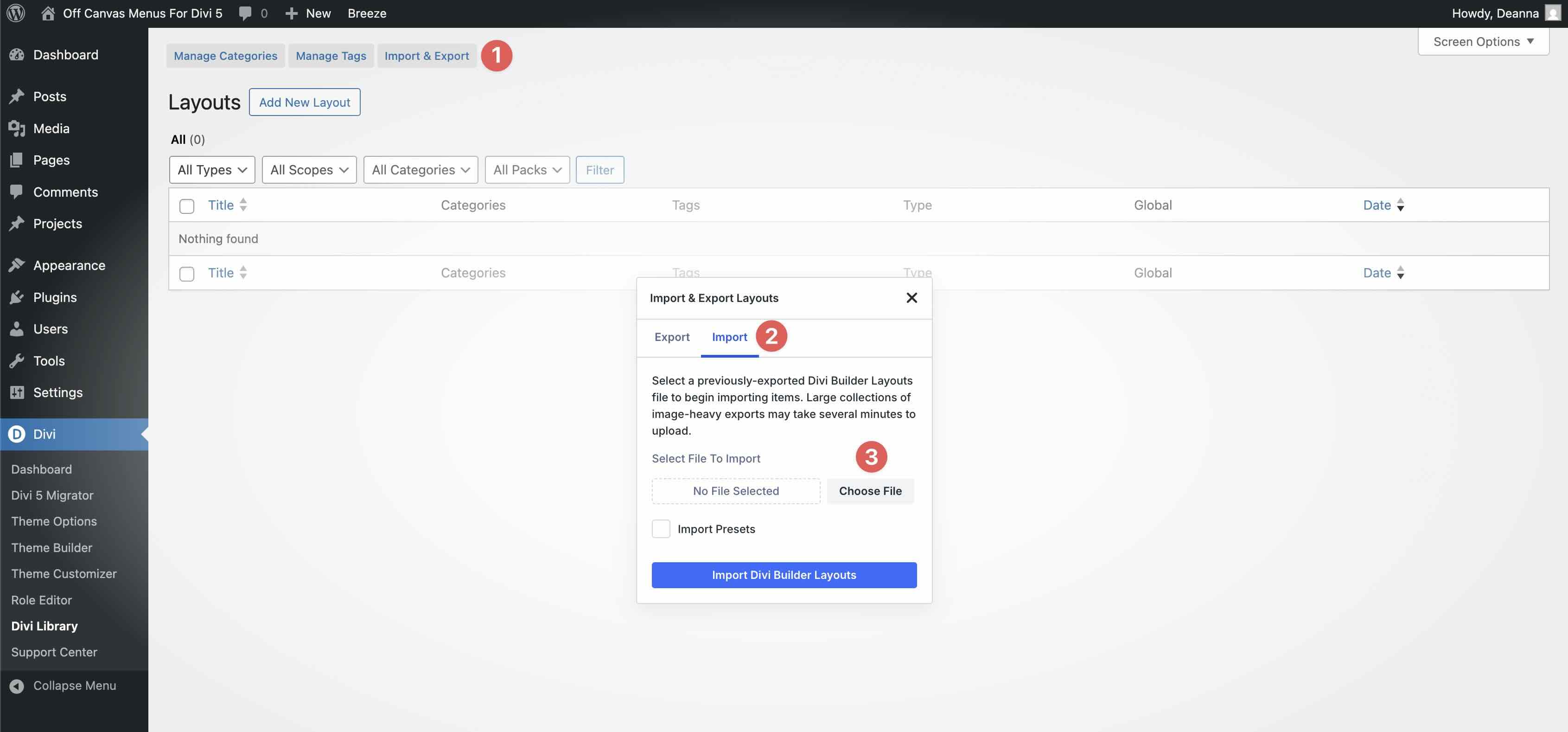 Off Canvas Menus For Divi 5